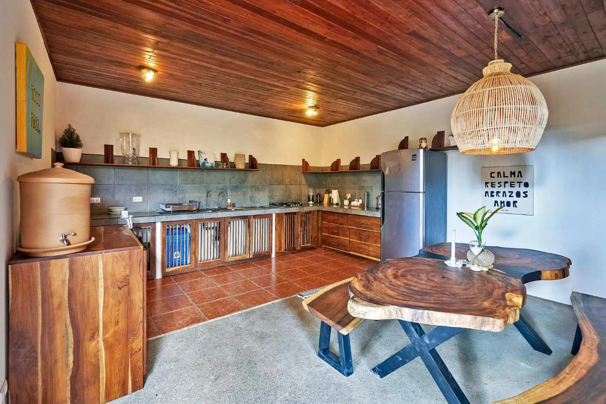 Kitchen or kitchenette in Casa Calocita