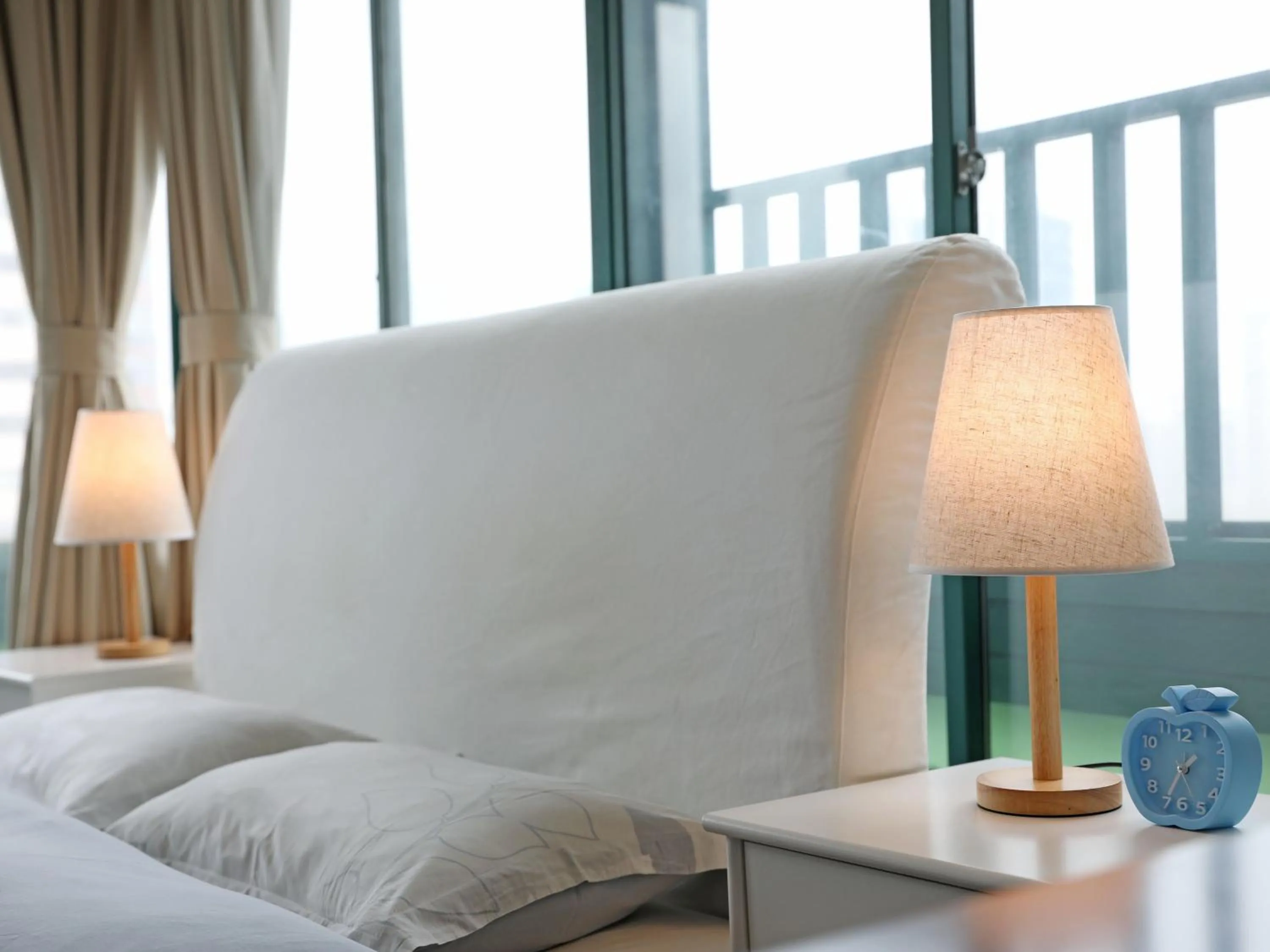 Bed in Shanghai Cosmo World Union Service Apartment