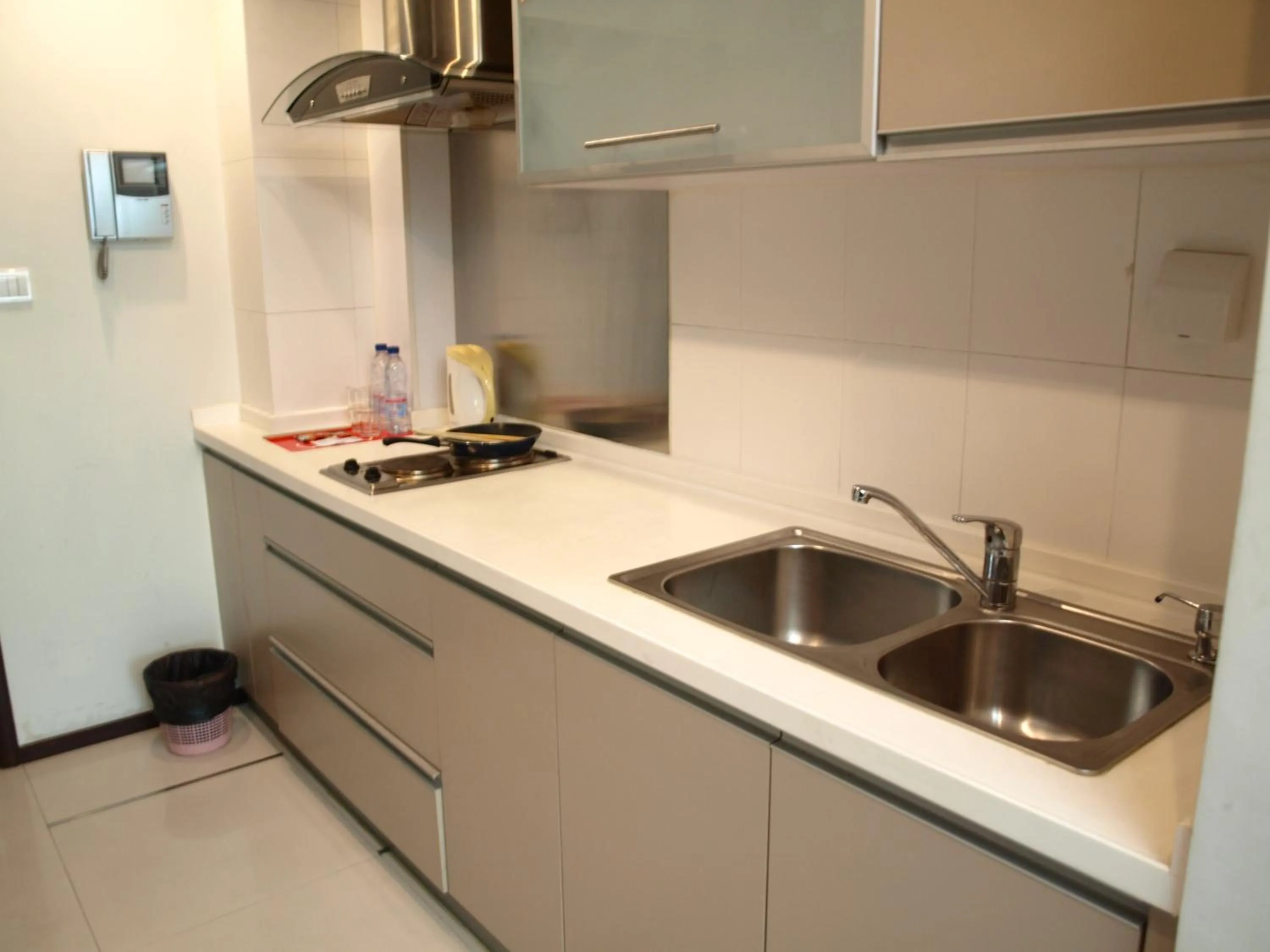 Kitchen or kitchenette in Shanghai Cosmo World Union Service Apartment