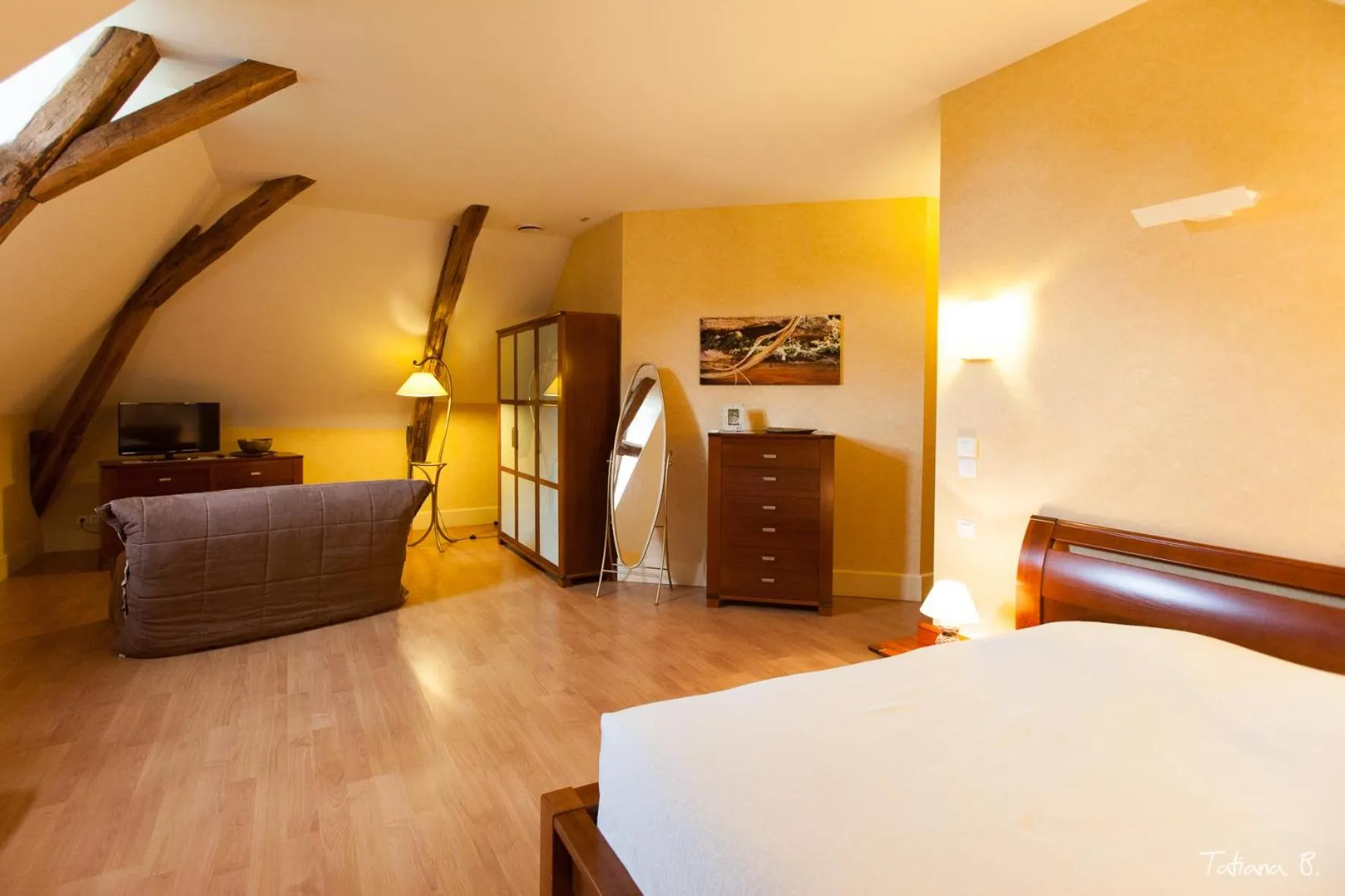 Bed in Domaine de Chantemerle