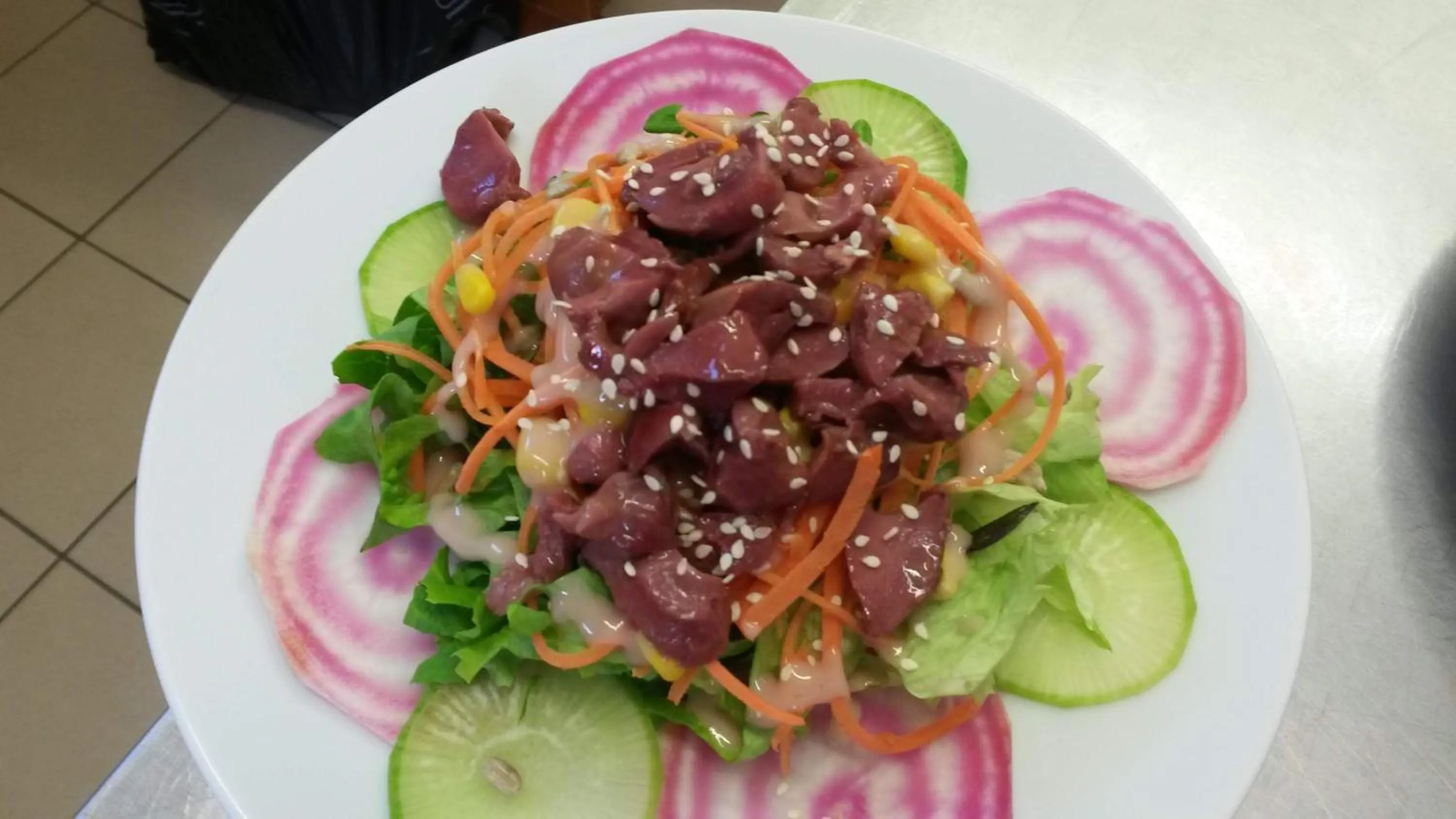 Food close-up in Domaine de Chantemerle