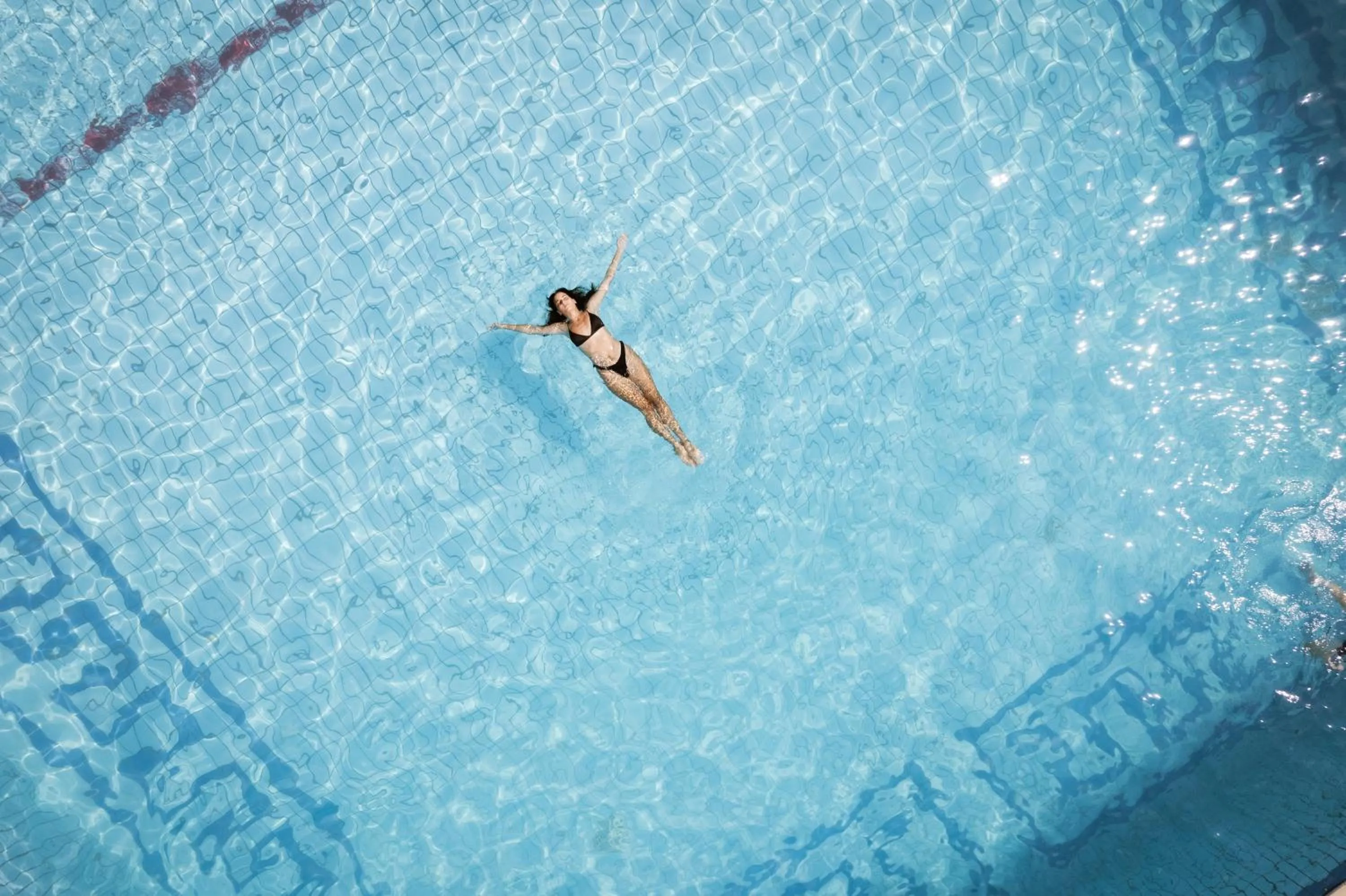 Pool view in Atrium Hotel