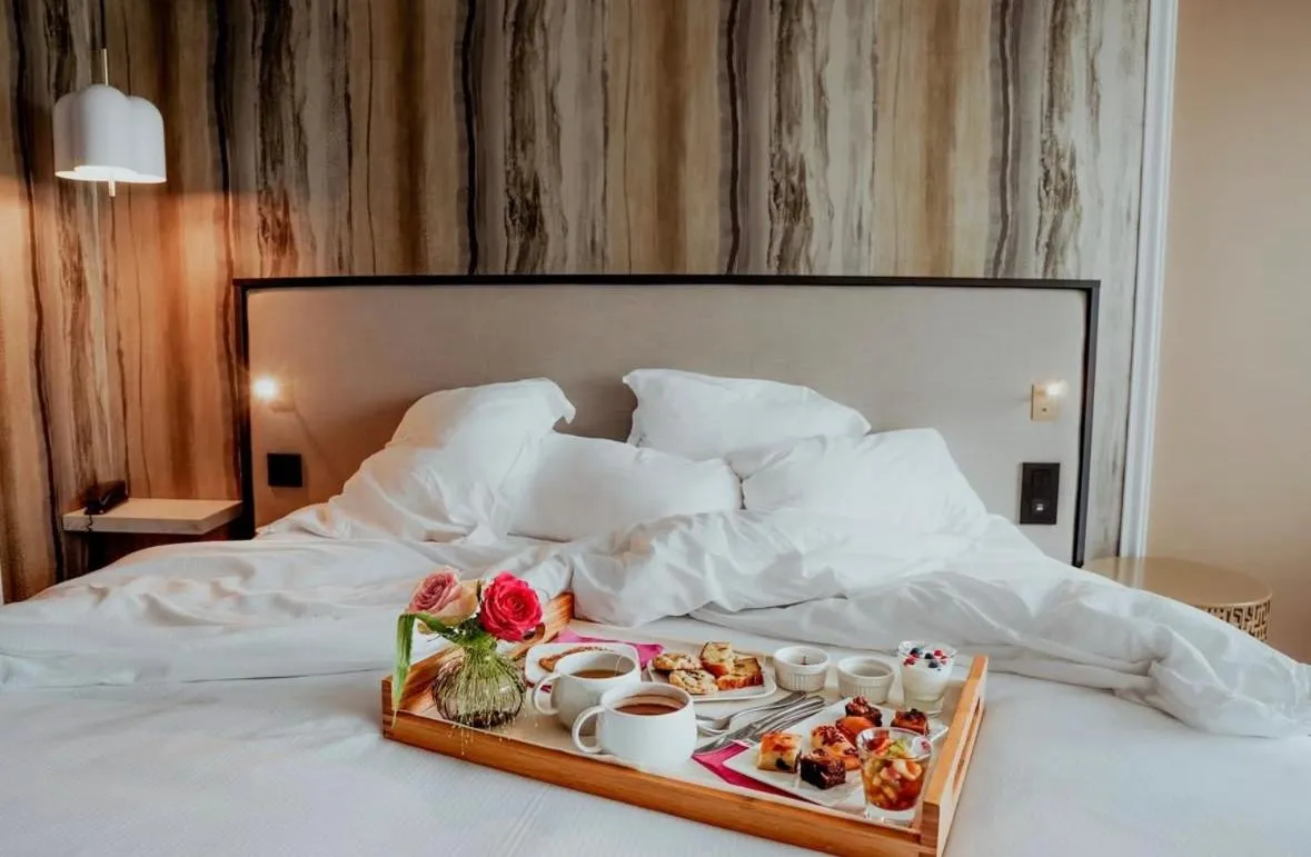 Bed in Hotel Ker Moor Saint-Quay Portrieux