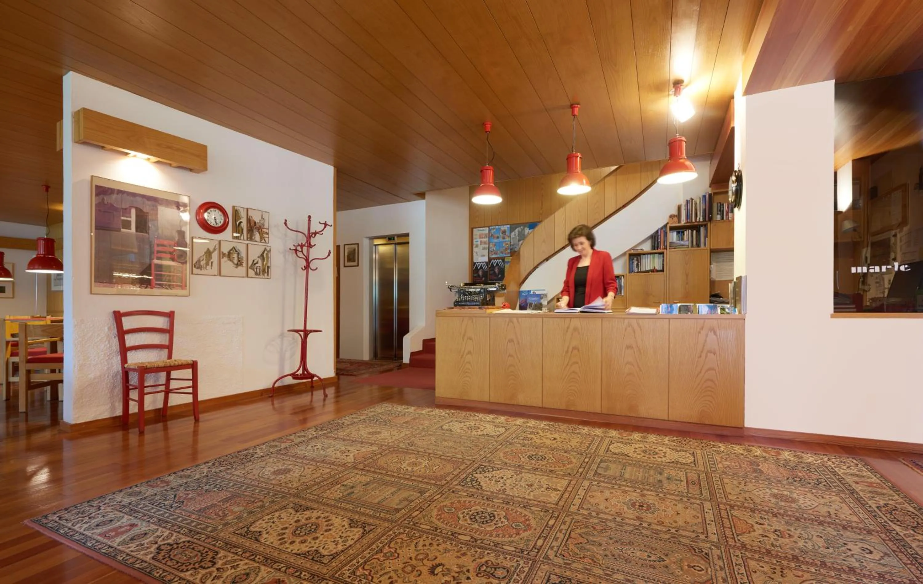Lobby or reception in Hotel Marlet