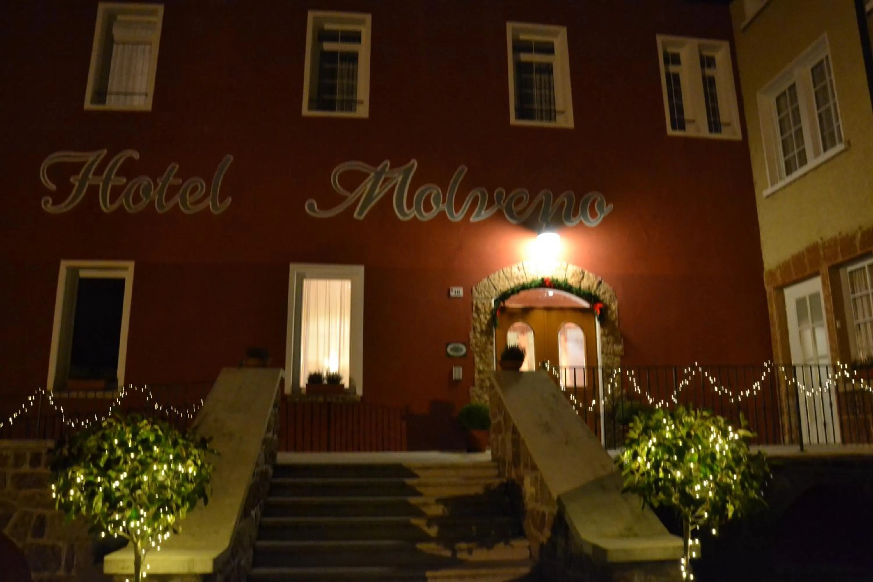 Facade/entrance in Grand Hotel Molveno