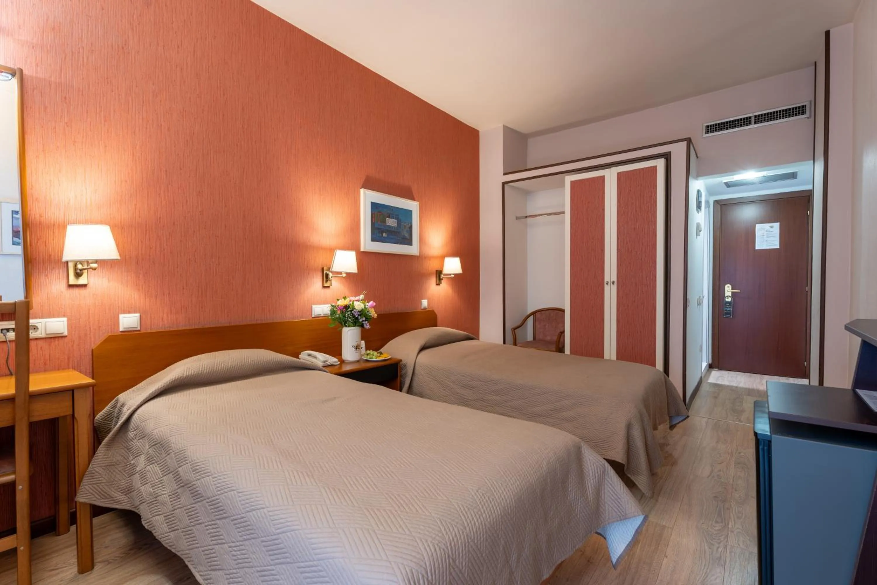 Bed in Queen Olga Hotel