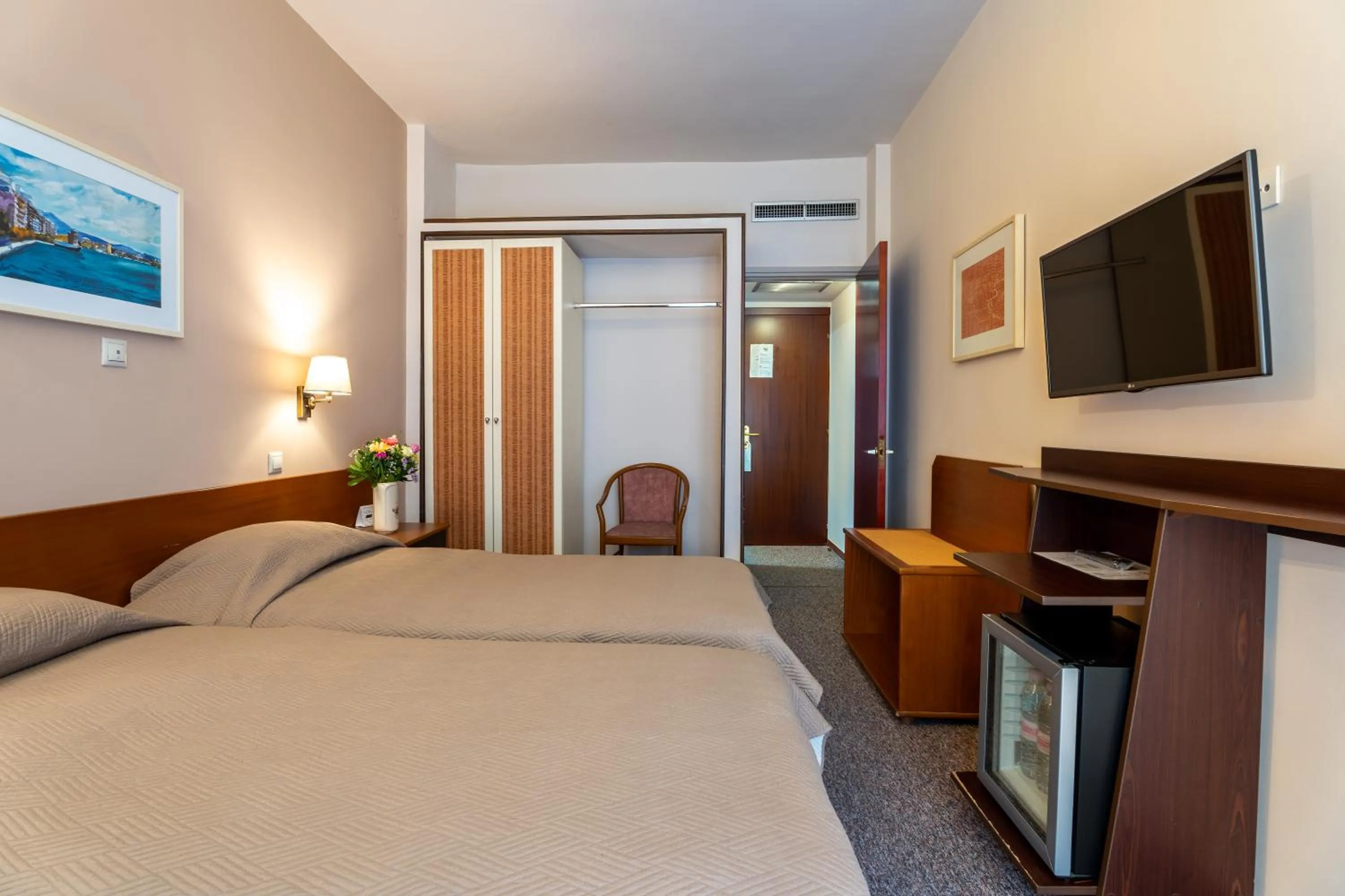 Bed in Queen Olga Hotel