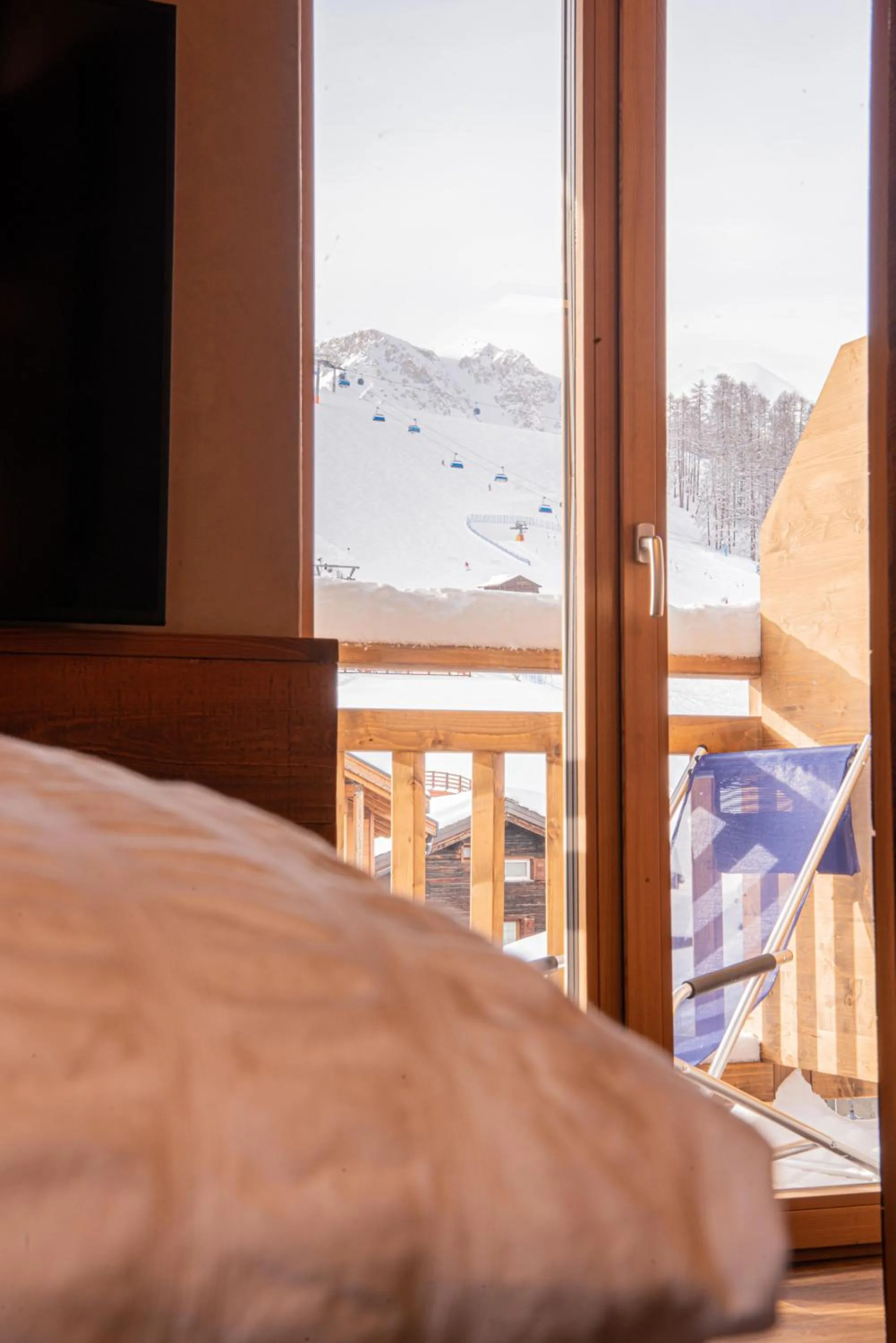 Property building, Bed in Bivio Hotel Plaza