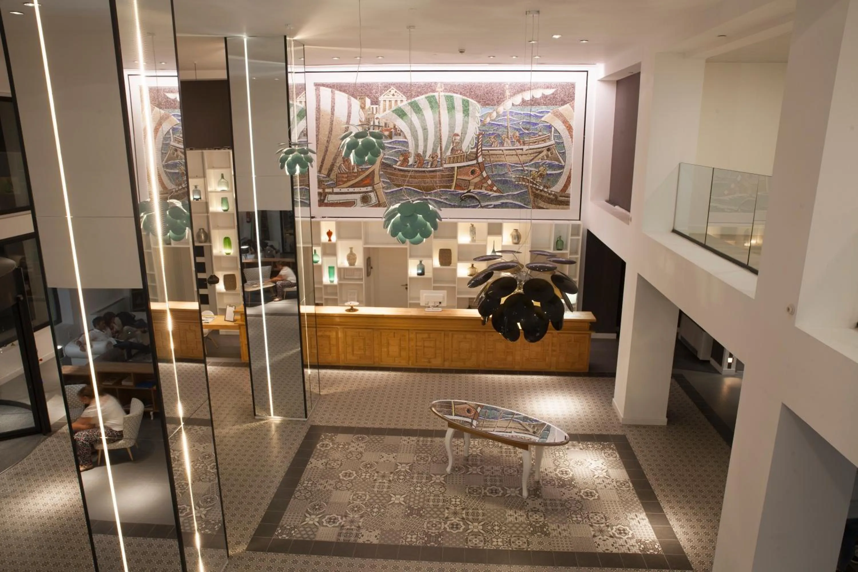 Lobby or reception in Hotel Brisamar Suites