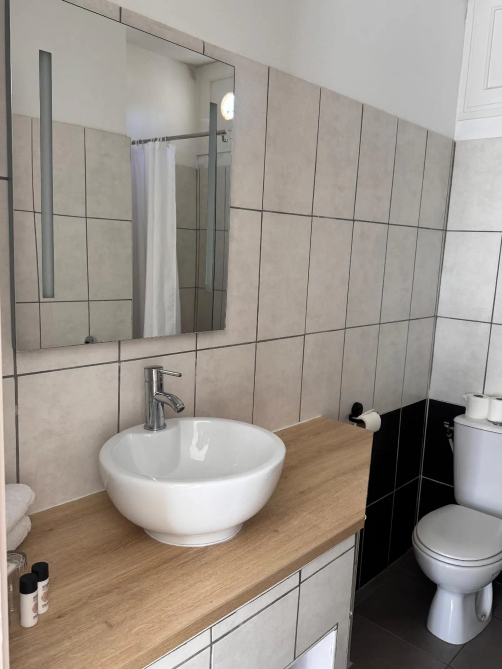 Toilet in Hotel Le Golfe Bleu