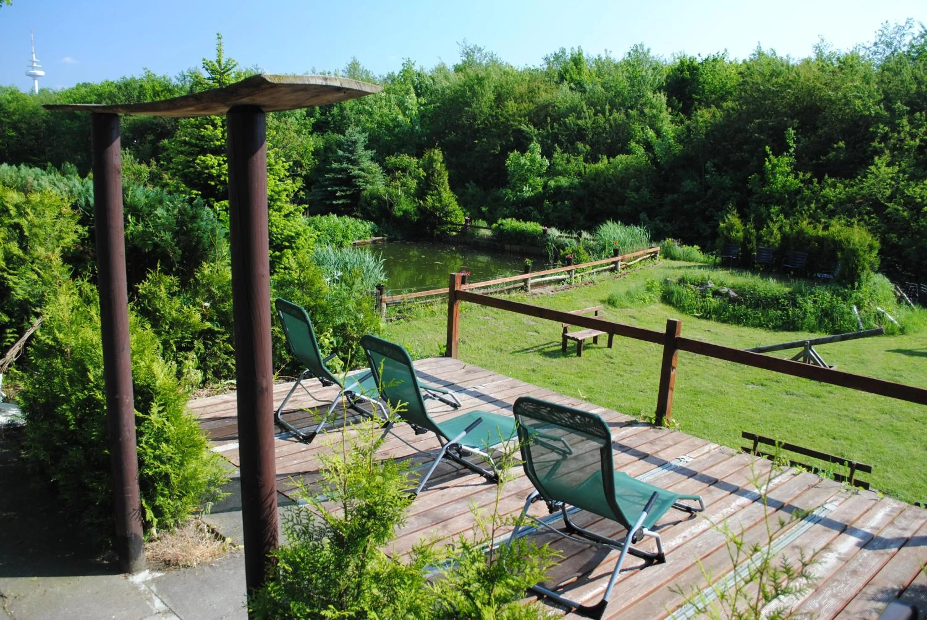 Garden view in Hotel Ruhekrug