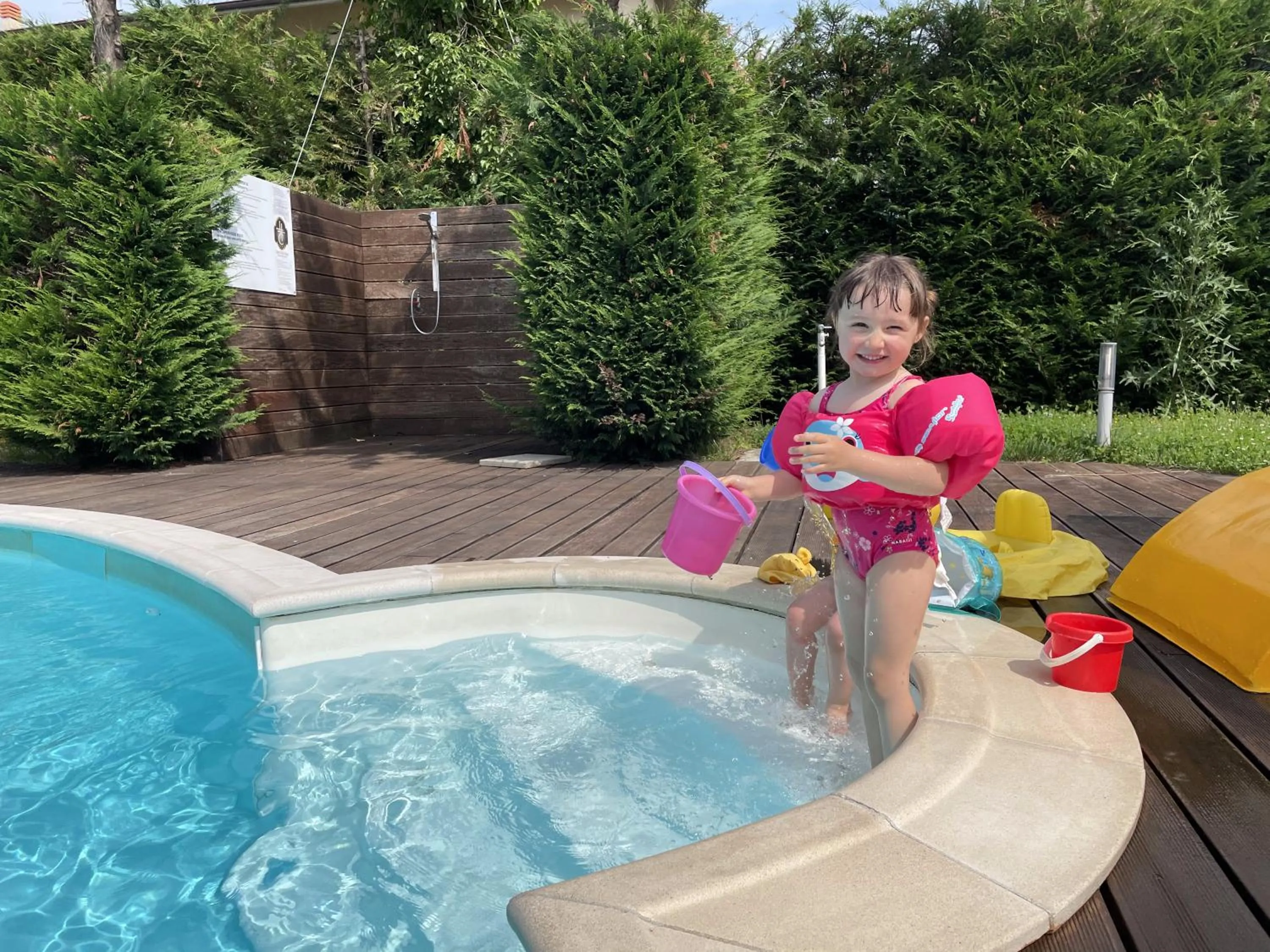 Swimming pool in Hotel Villa Cinzia