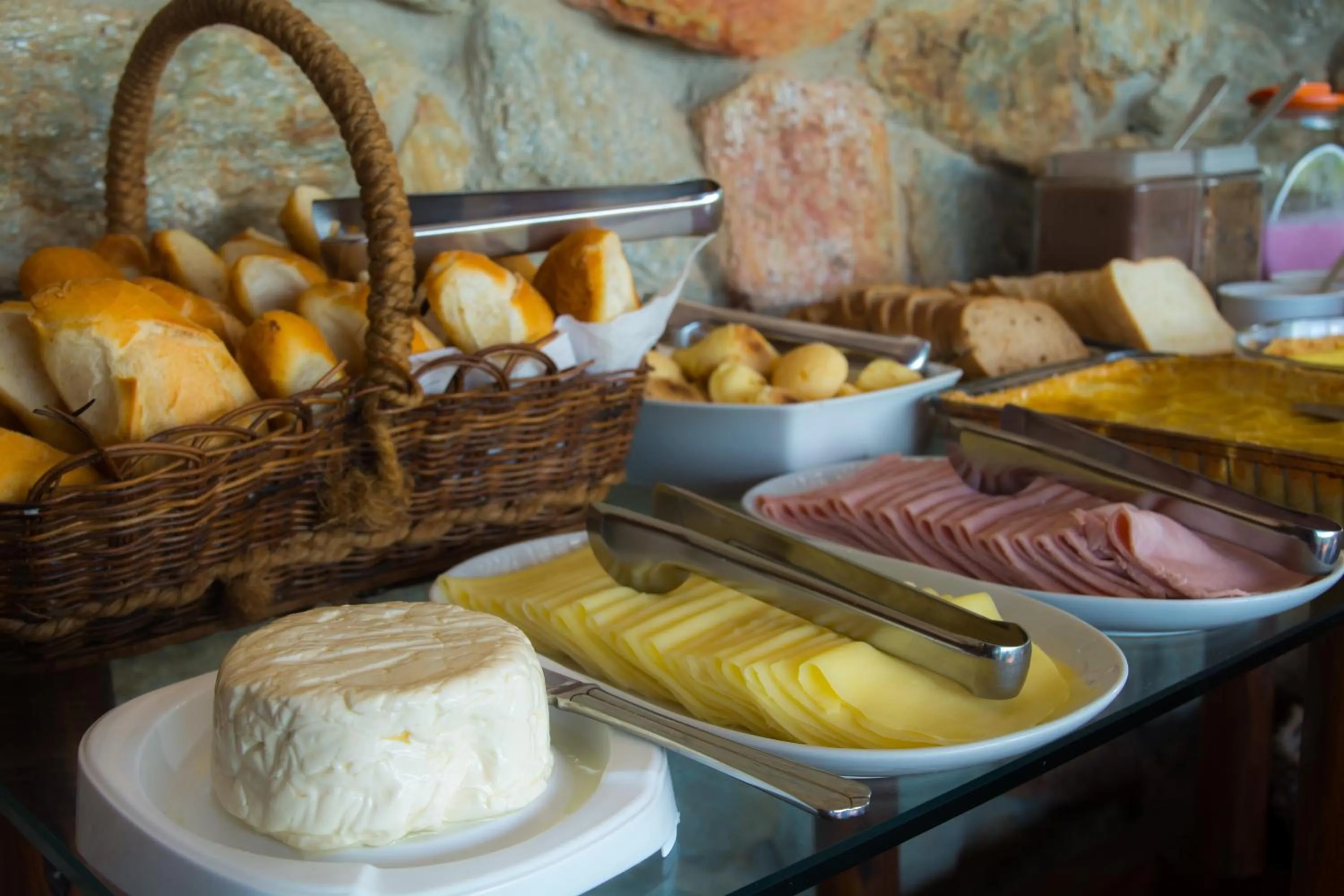 Buffet breakfast in Baixu Village