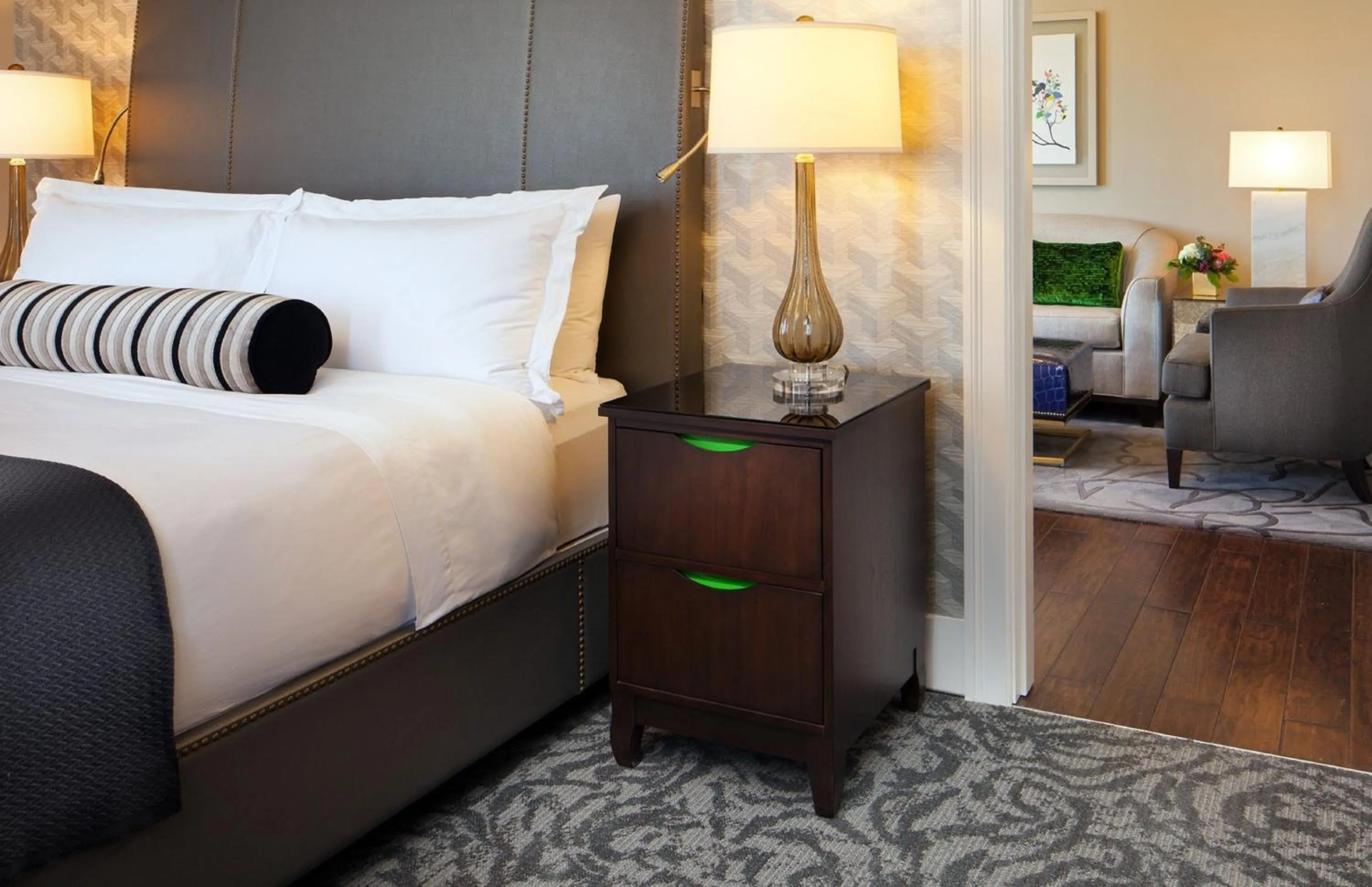 Bed in The St. Anthony, a Luxury Collection Hotel, San Antonio