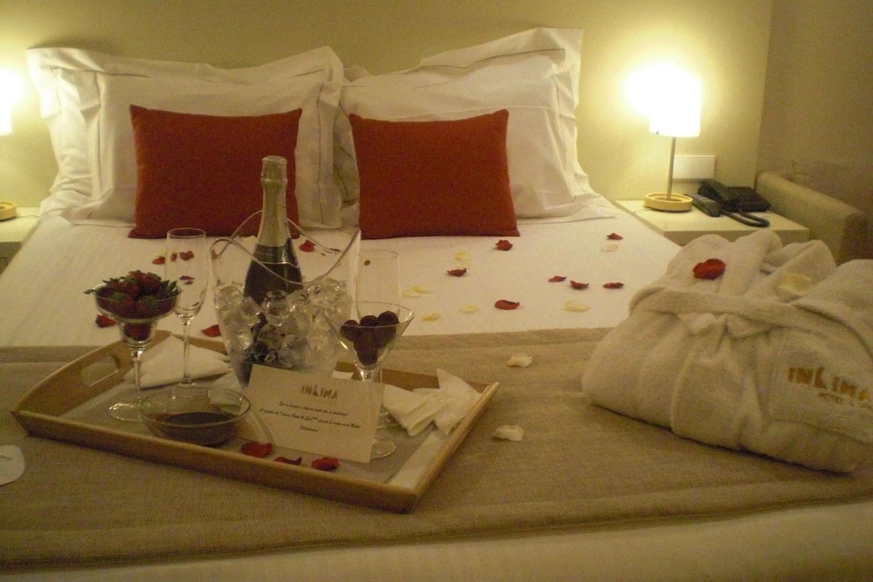 Bed in INLIMA Hotel & Spa