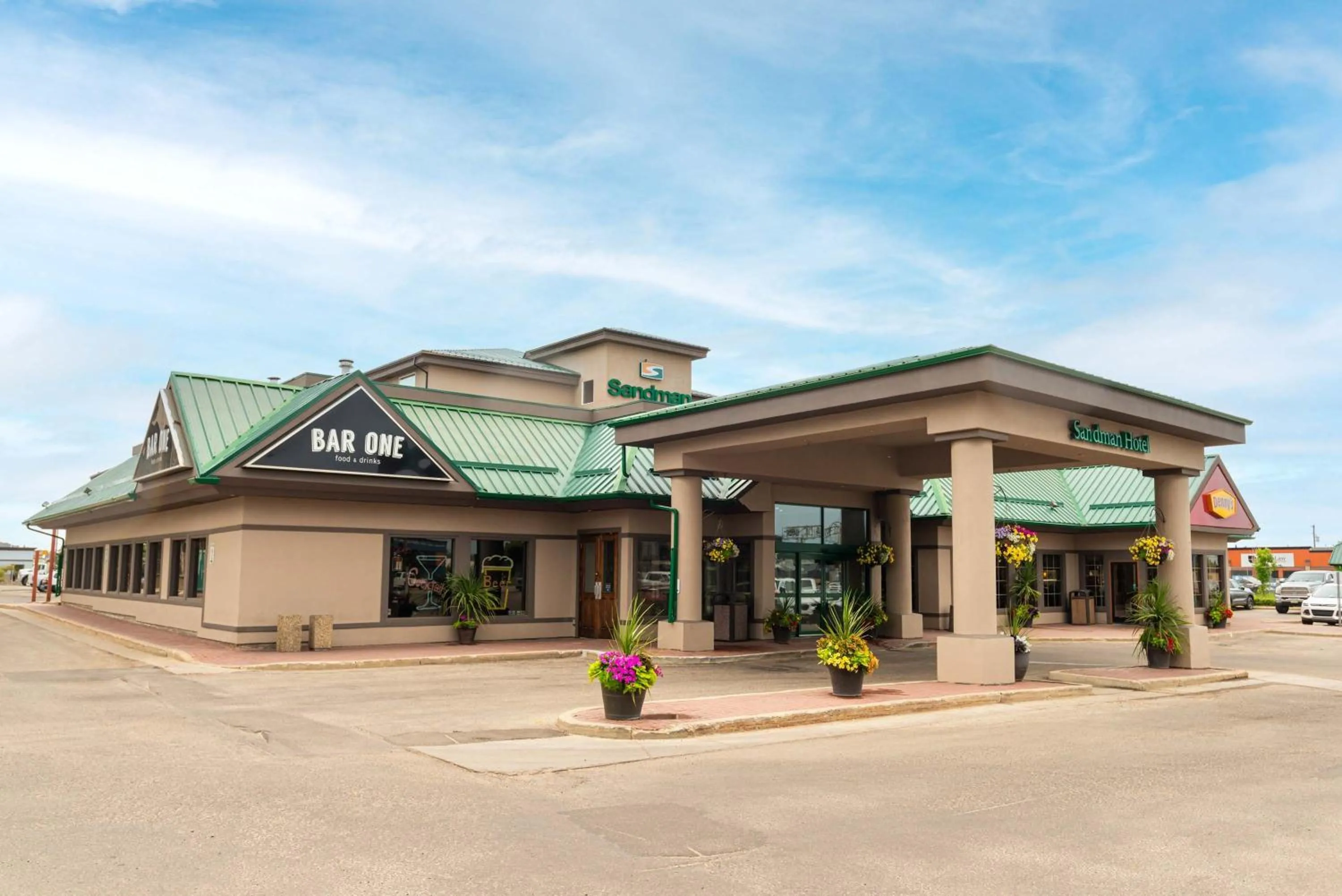 Property building in Sandman Hotel Grande Prairie