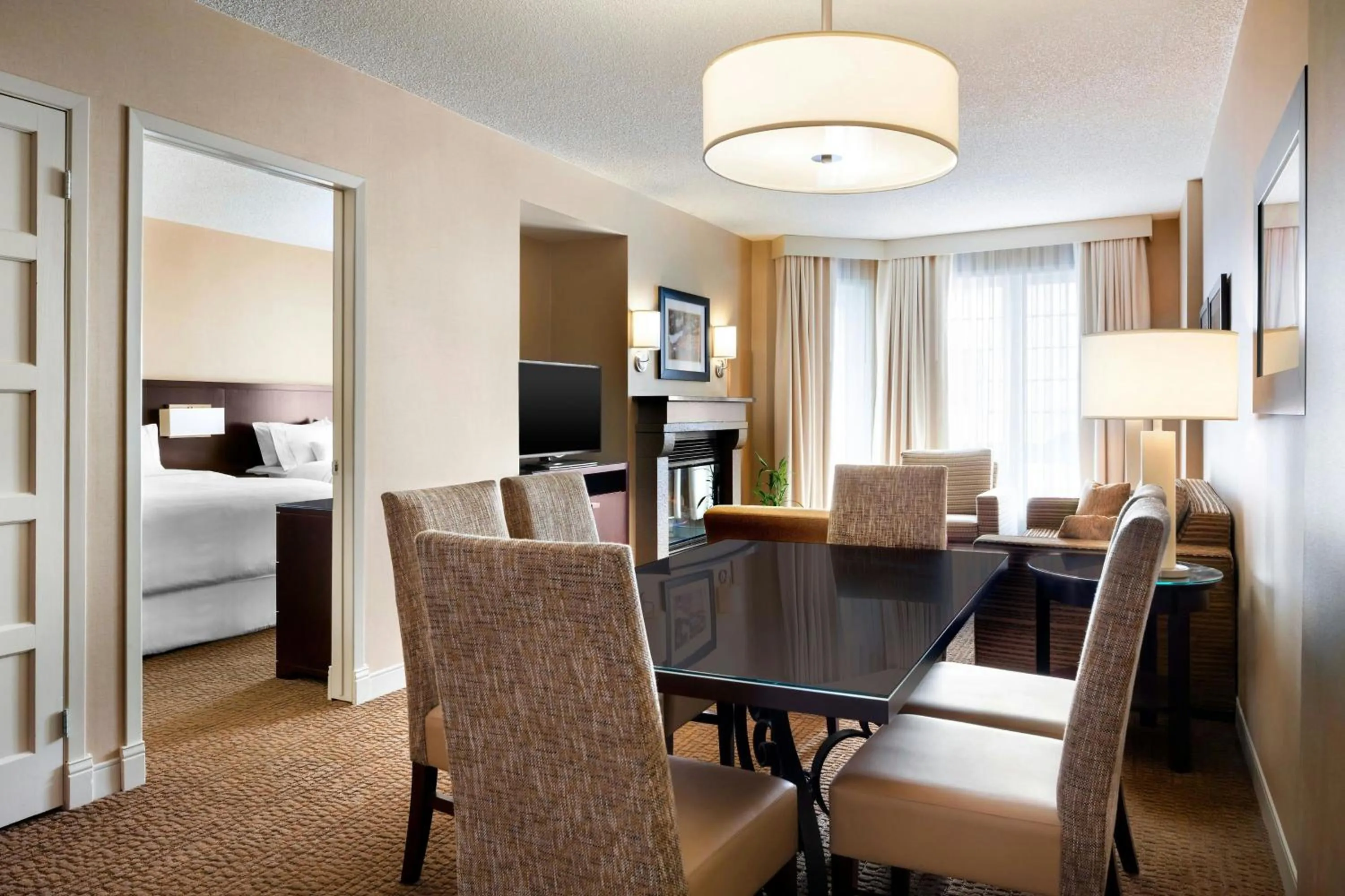 Living room in Le Westin Tremblant