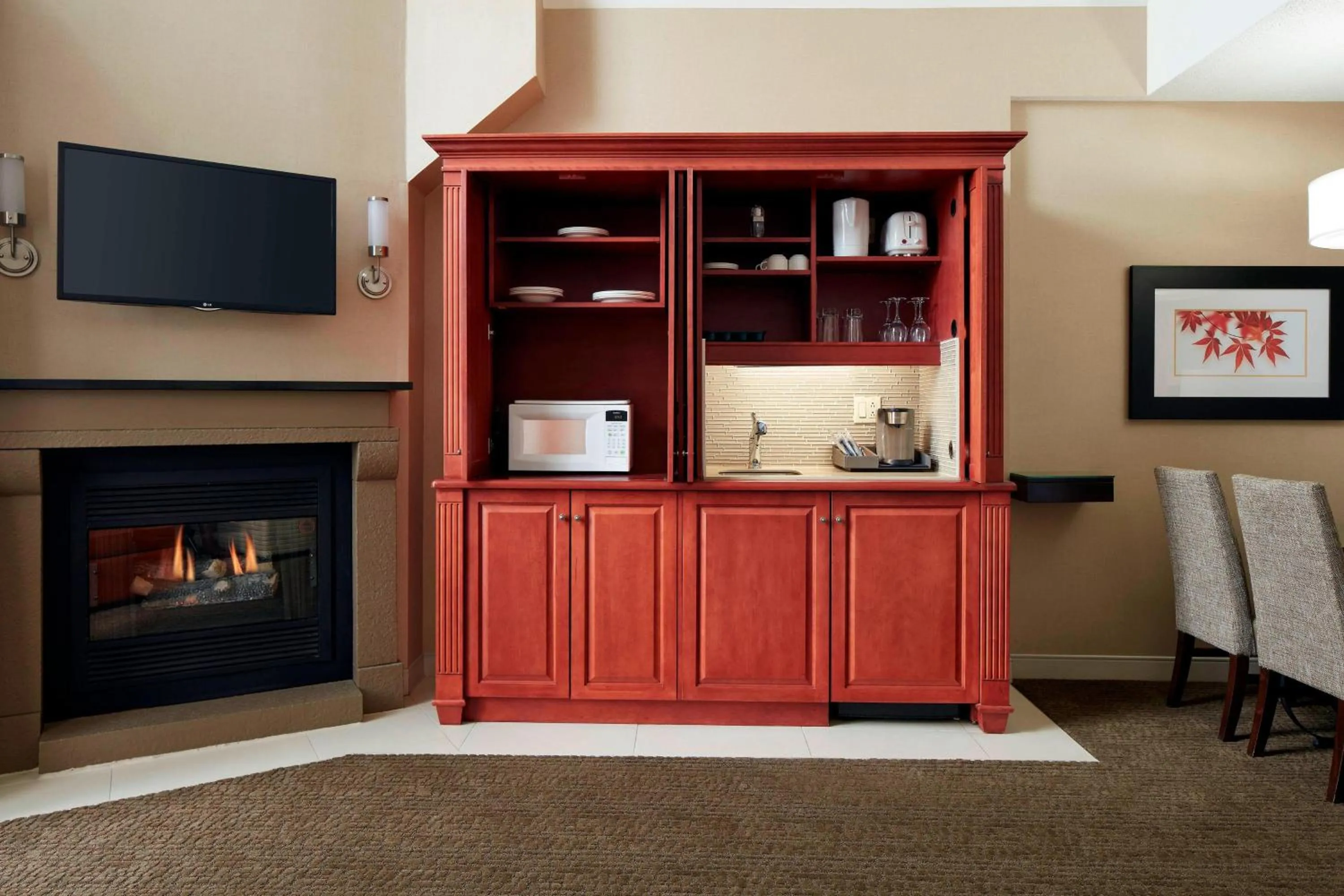 Living room in Le Westin Tremblant