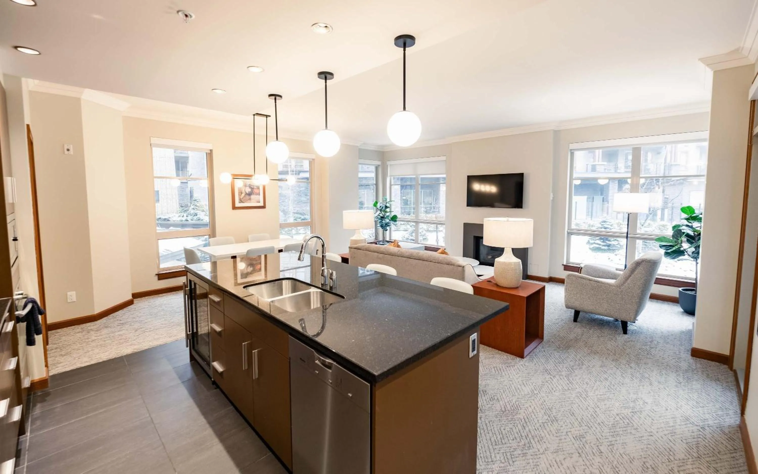 Kitchen or kitchenette in Sutton Place Hotel Revelstoke Mountain Resort