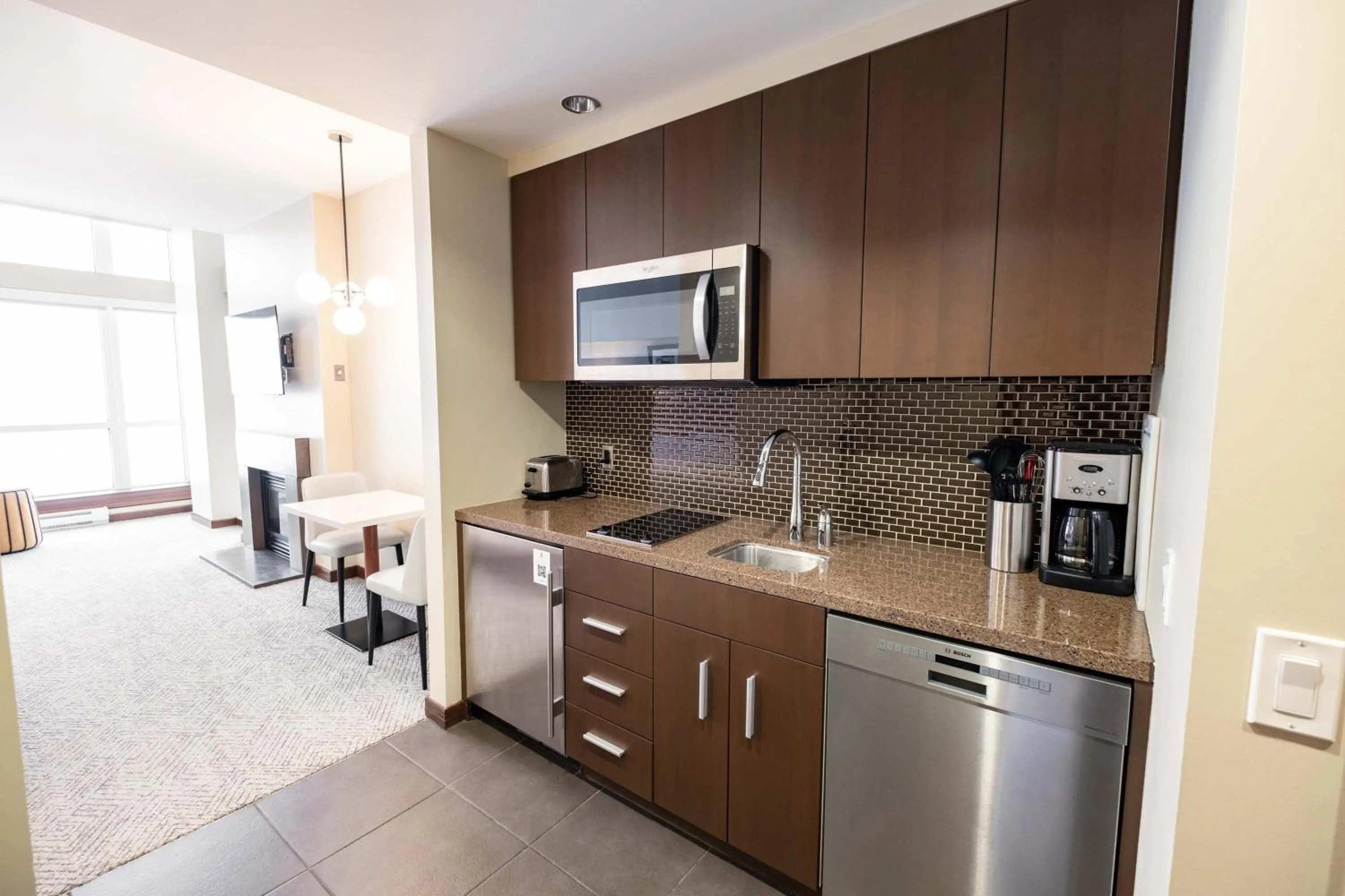 Kitchen or kitchenette in Sutton Place Hotel Revelstoke Mountain Resort