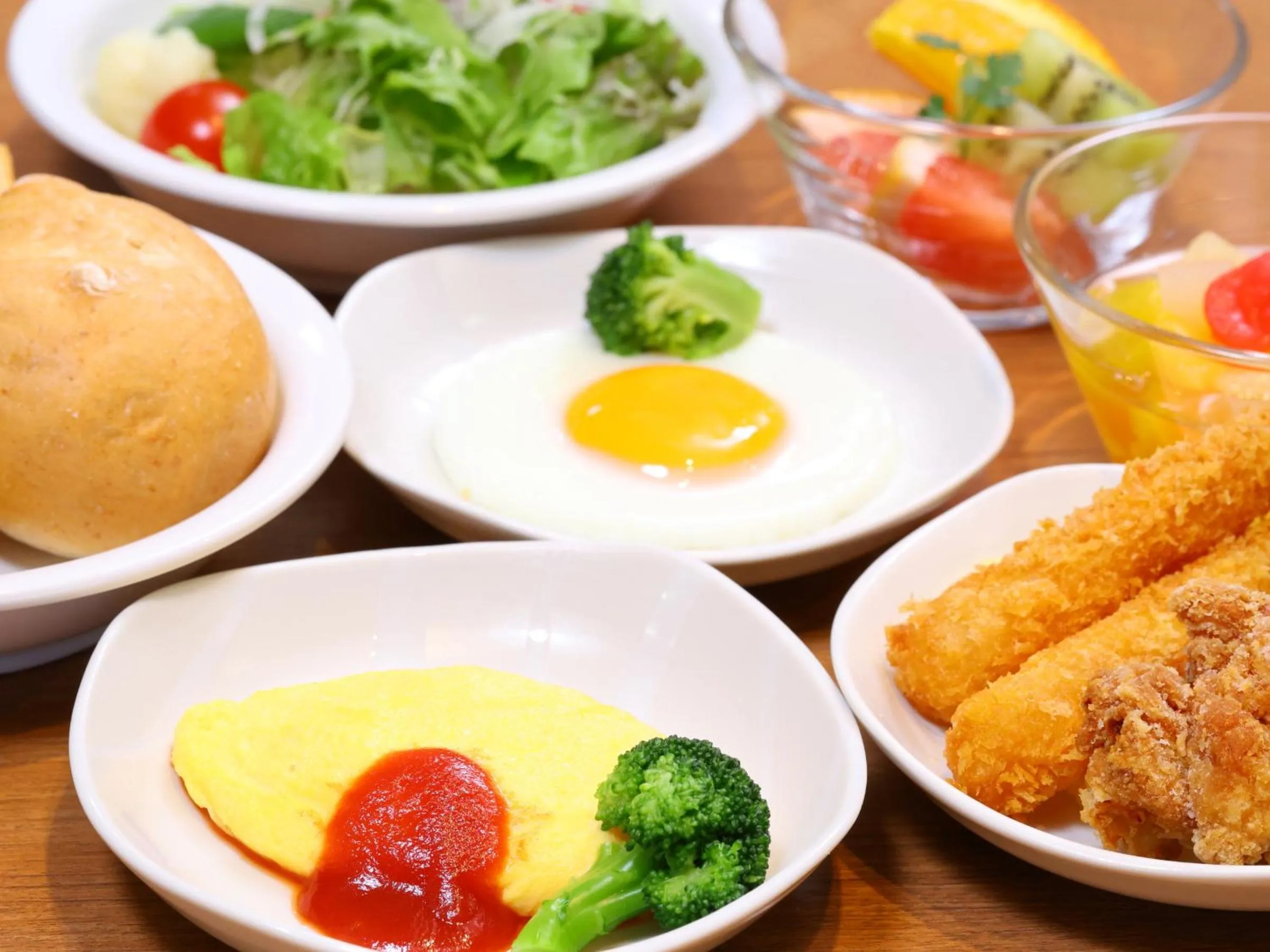 Breakfast in Tennen Onsen Taho-no-Yu Dormy Inn Niigata