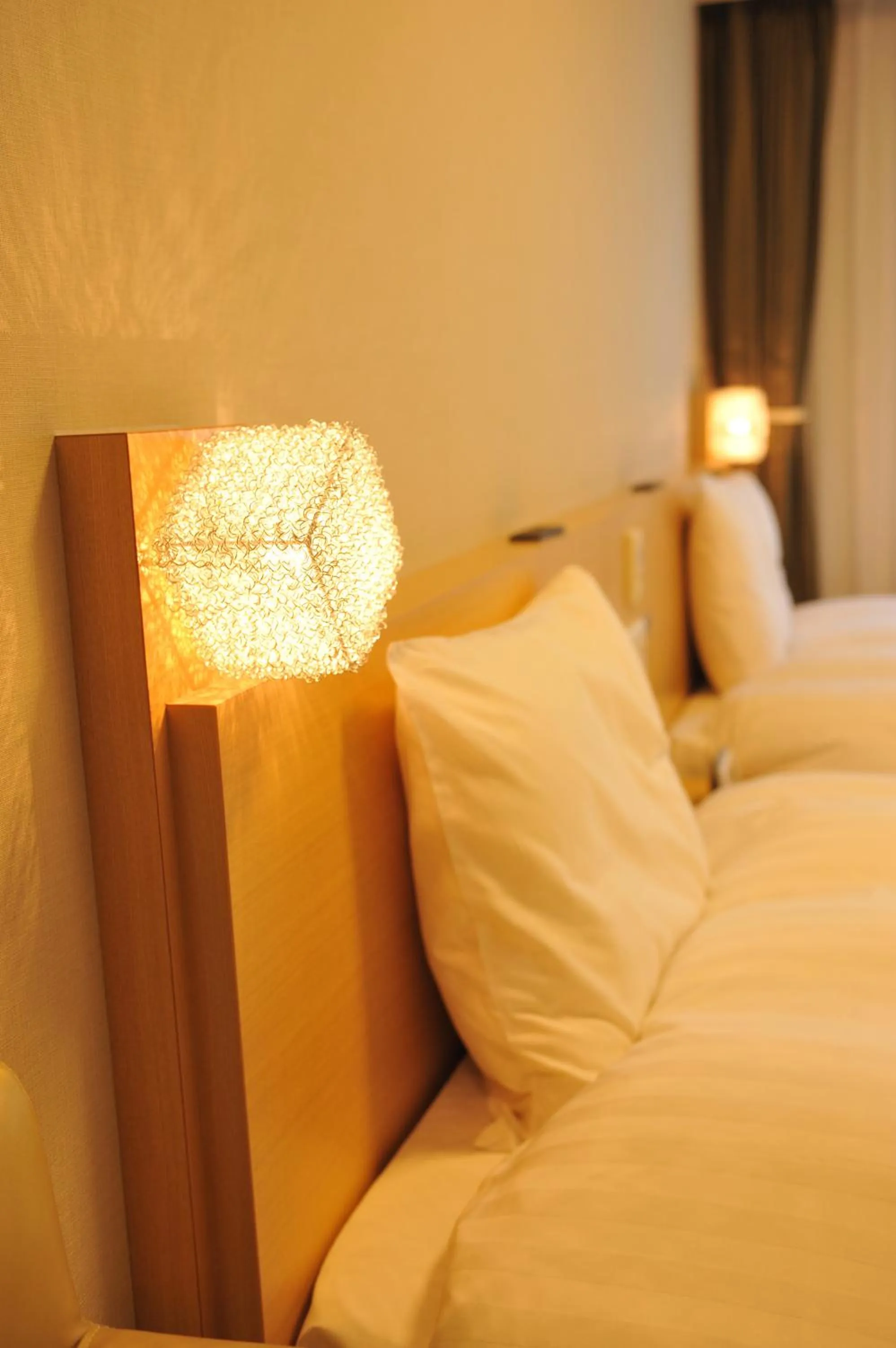 Decorative detail, Bed in Dormy Inn Obihiro