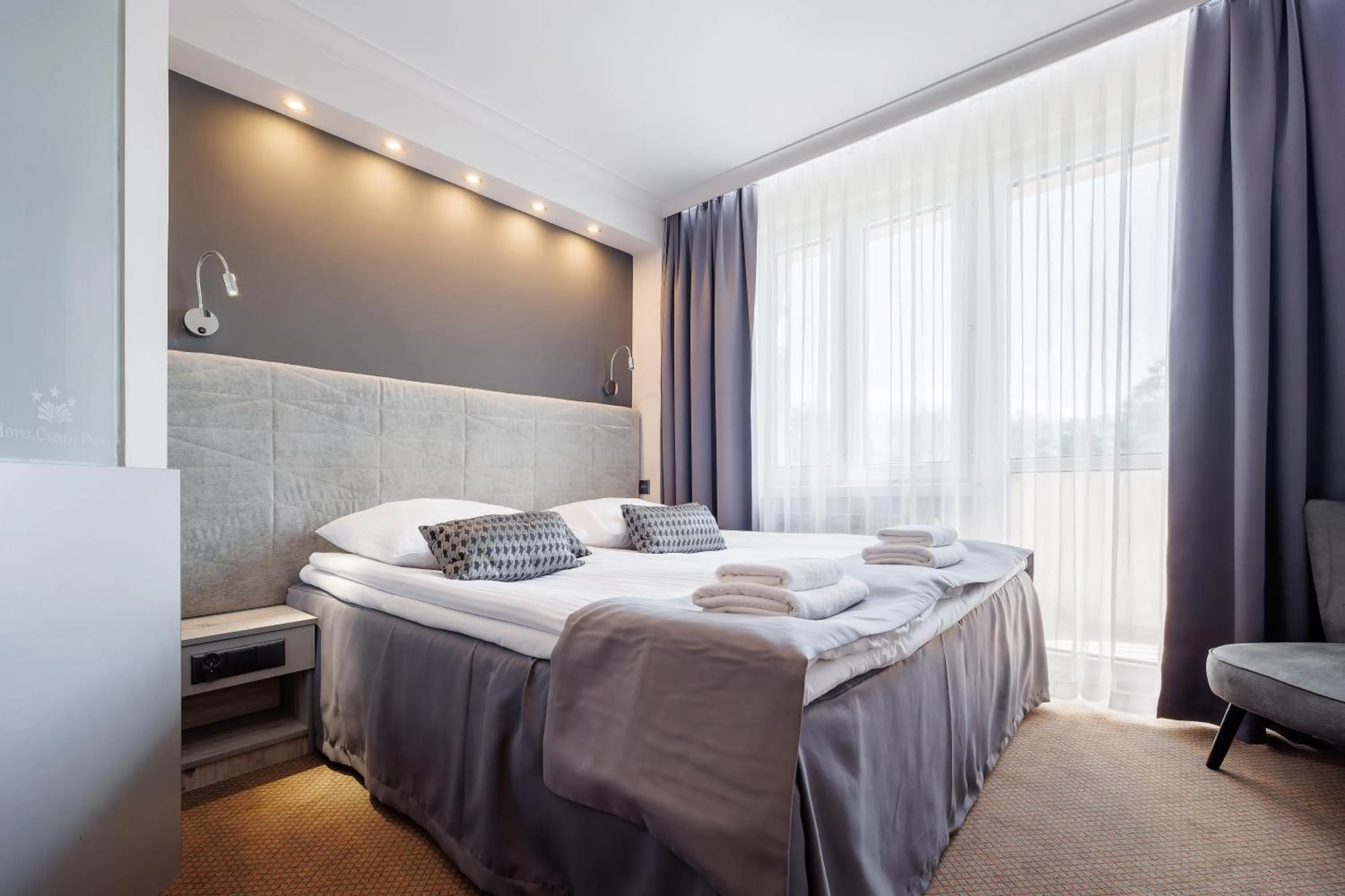 Bed in Hotel Cristal Park