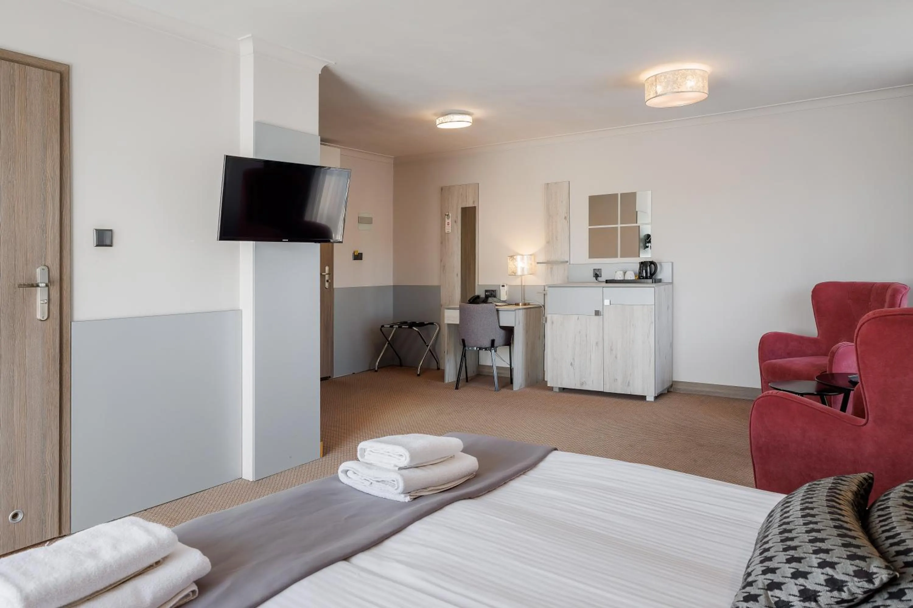 Bed in Hotel Cristal Park