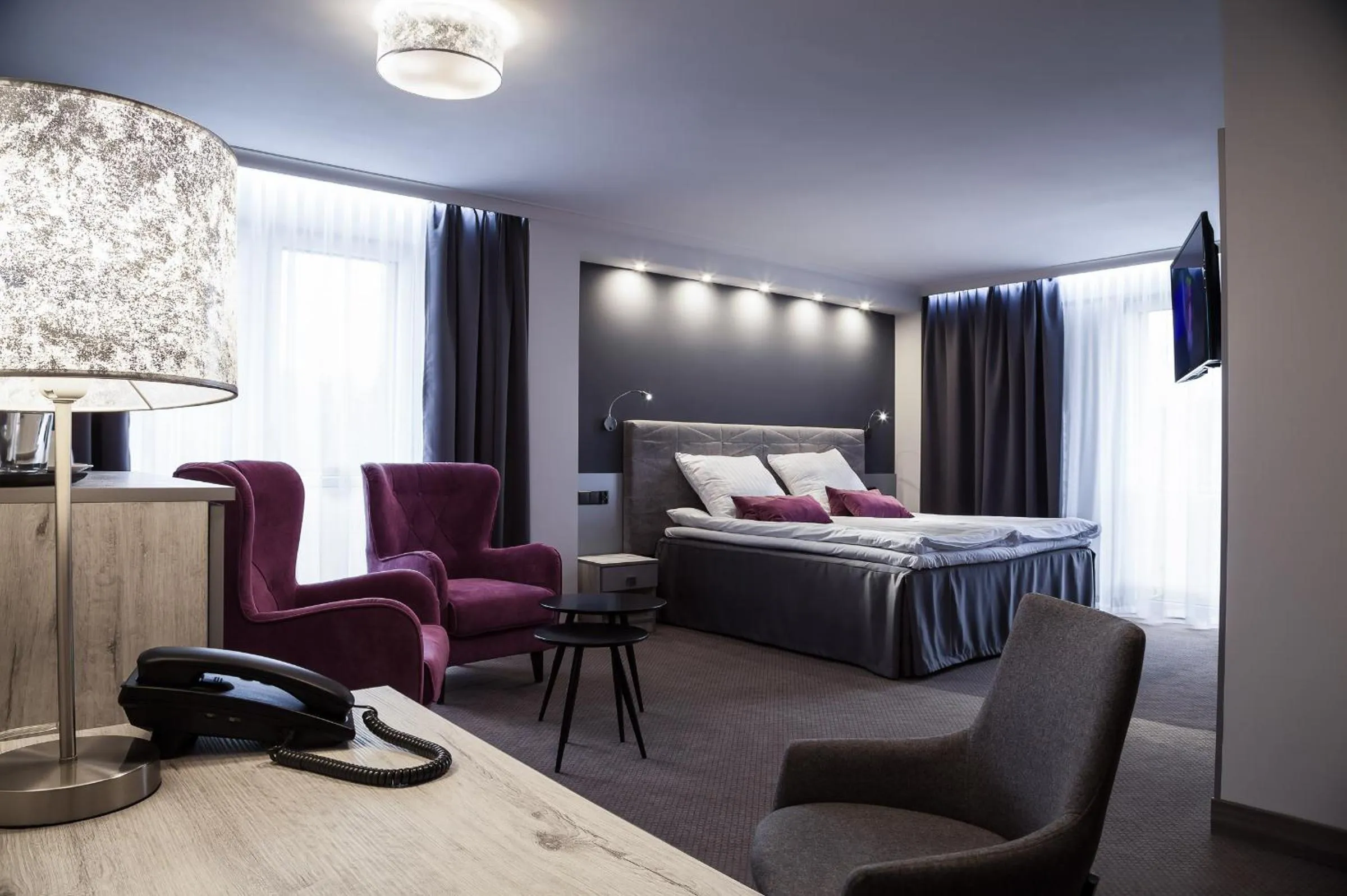 Bed in Hotel Cristal Park