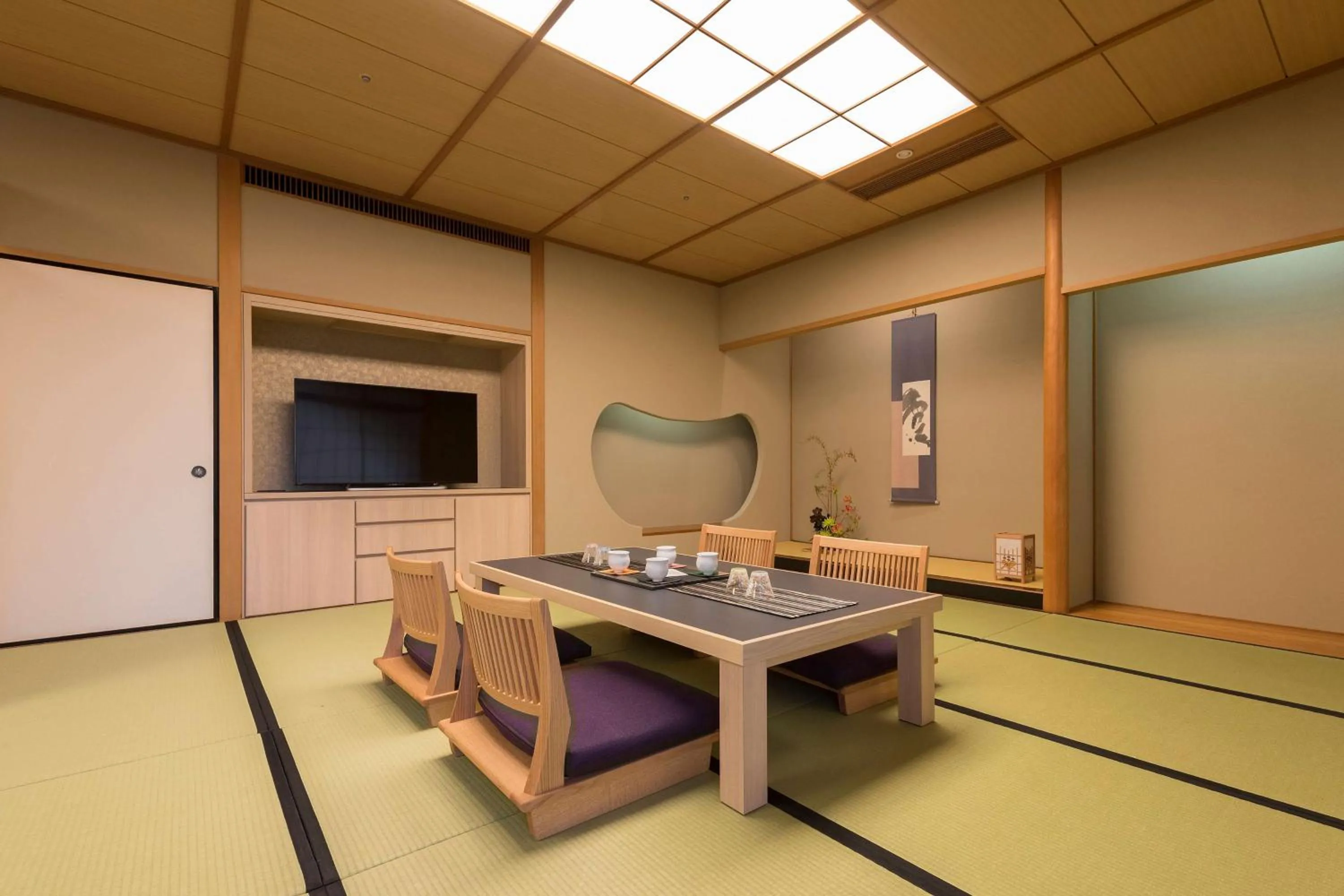 Living room in Hilton Fukuoka Sea Hawk