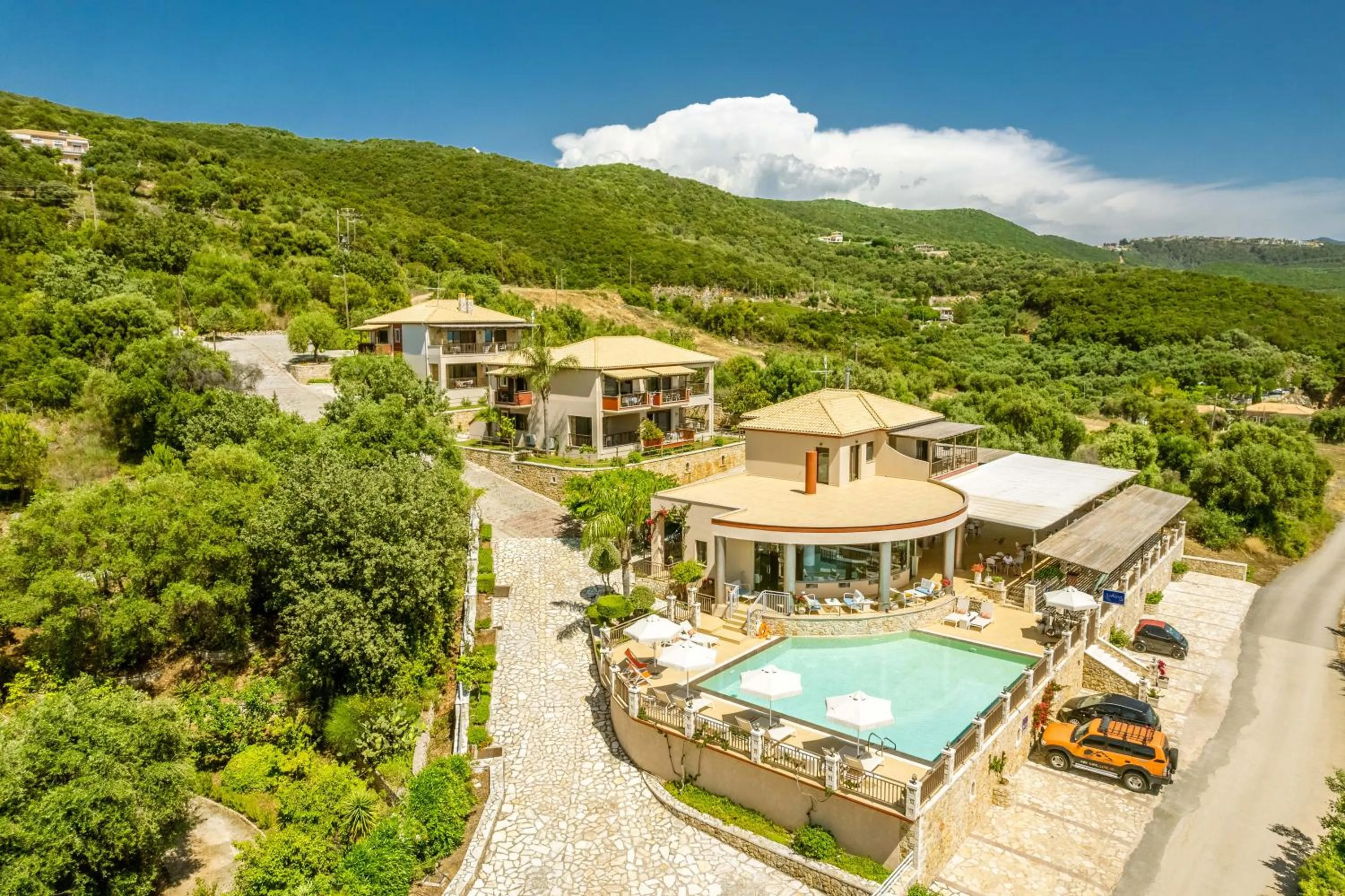 Bird's eye view in 3Aktes Suites & Studios