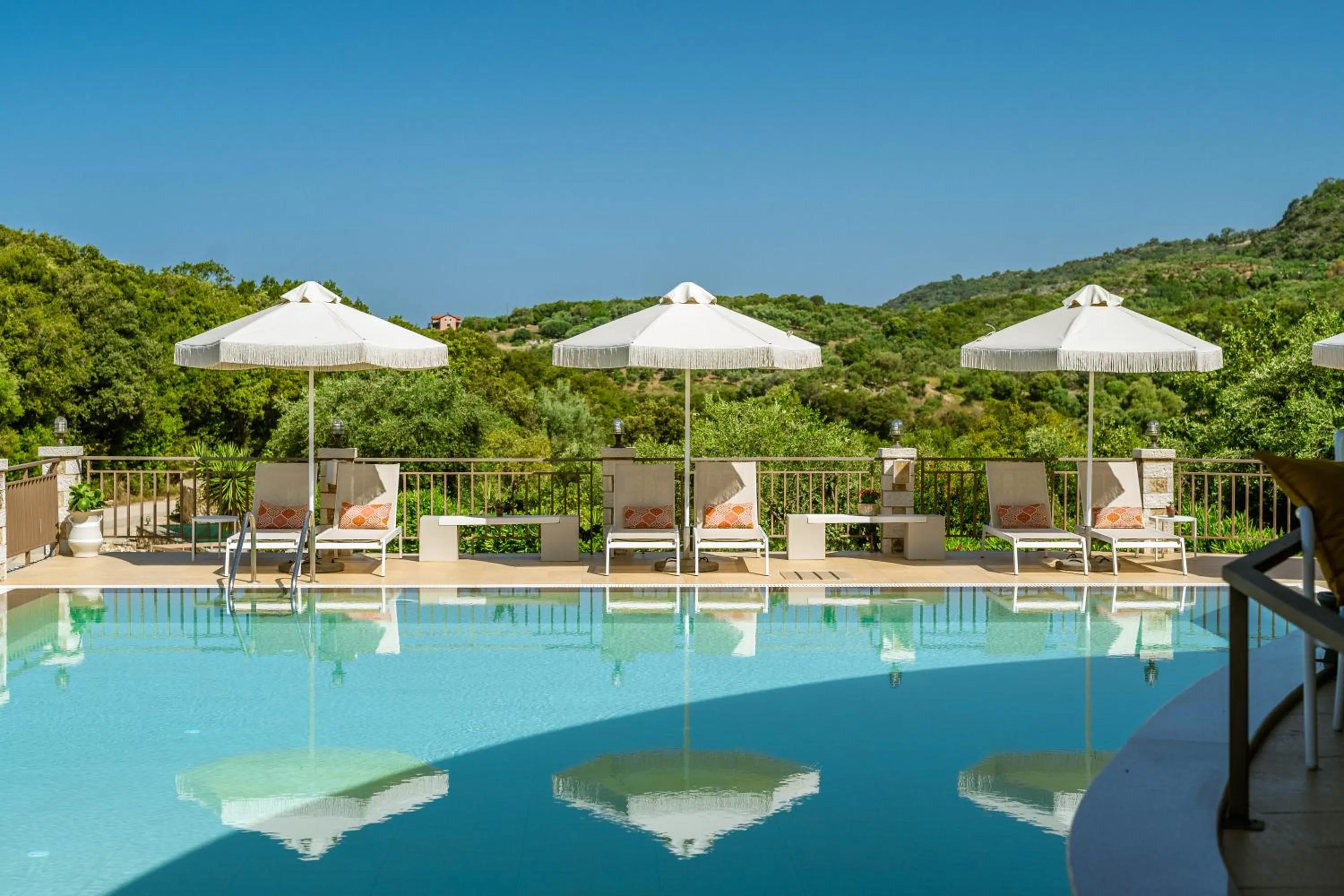 Pool view in 3Aktes Suites & Studios