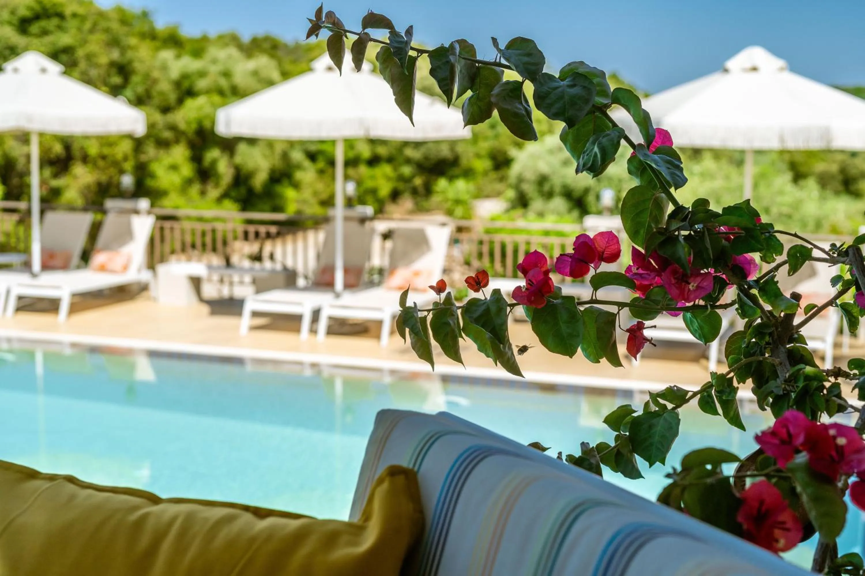 Pool view in 3Aktes Suites & Studios