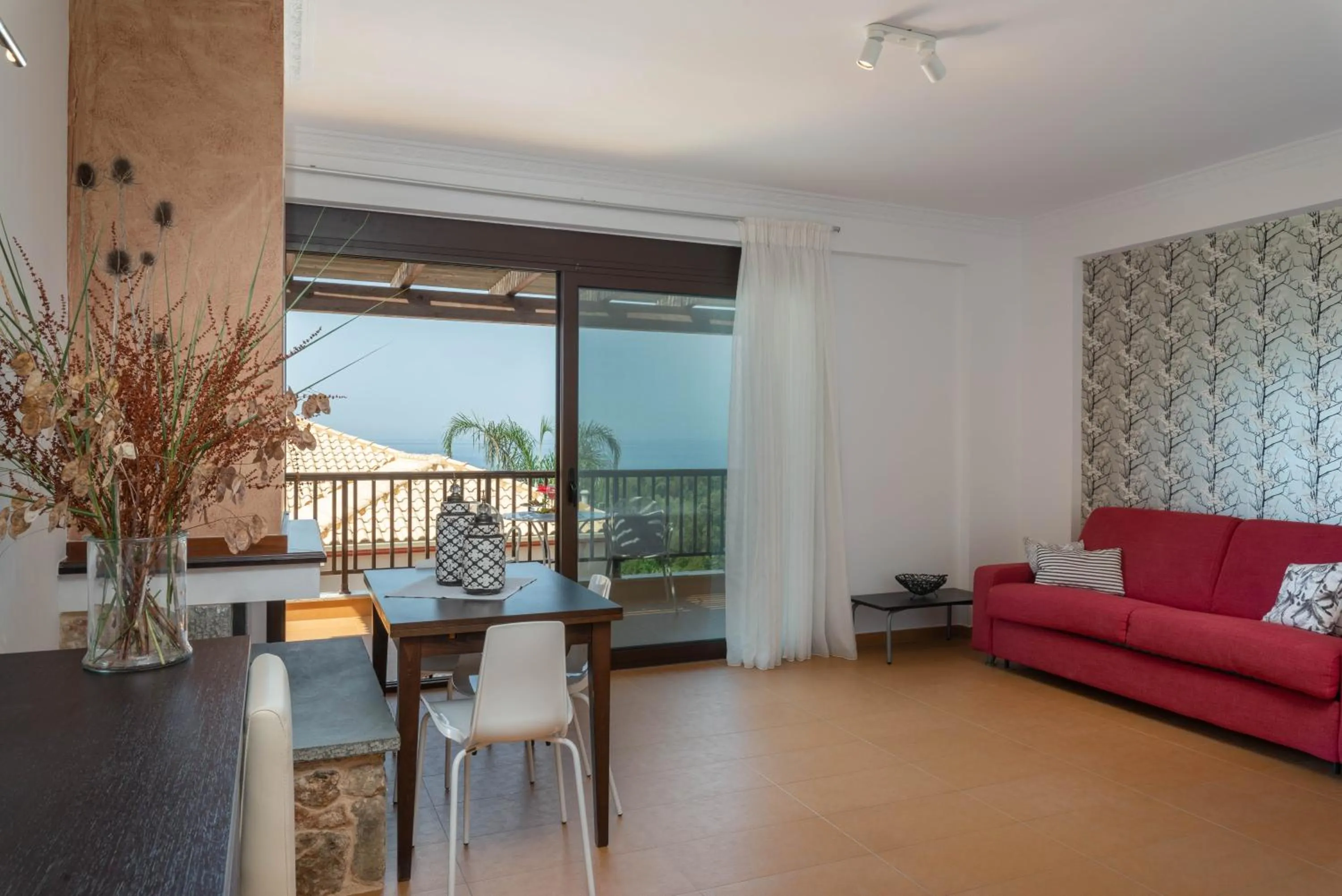 Seating area in 3Aktes Suites & Studios