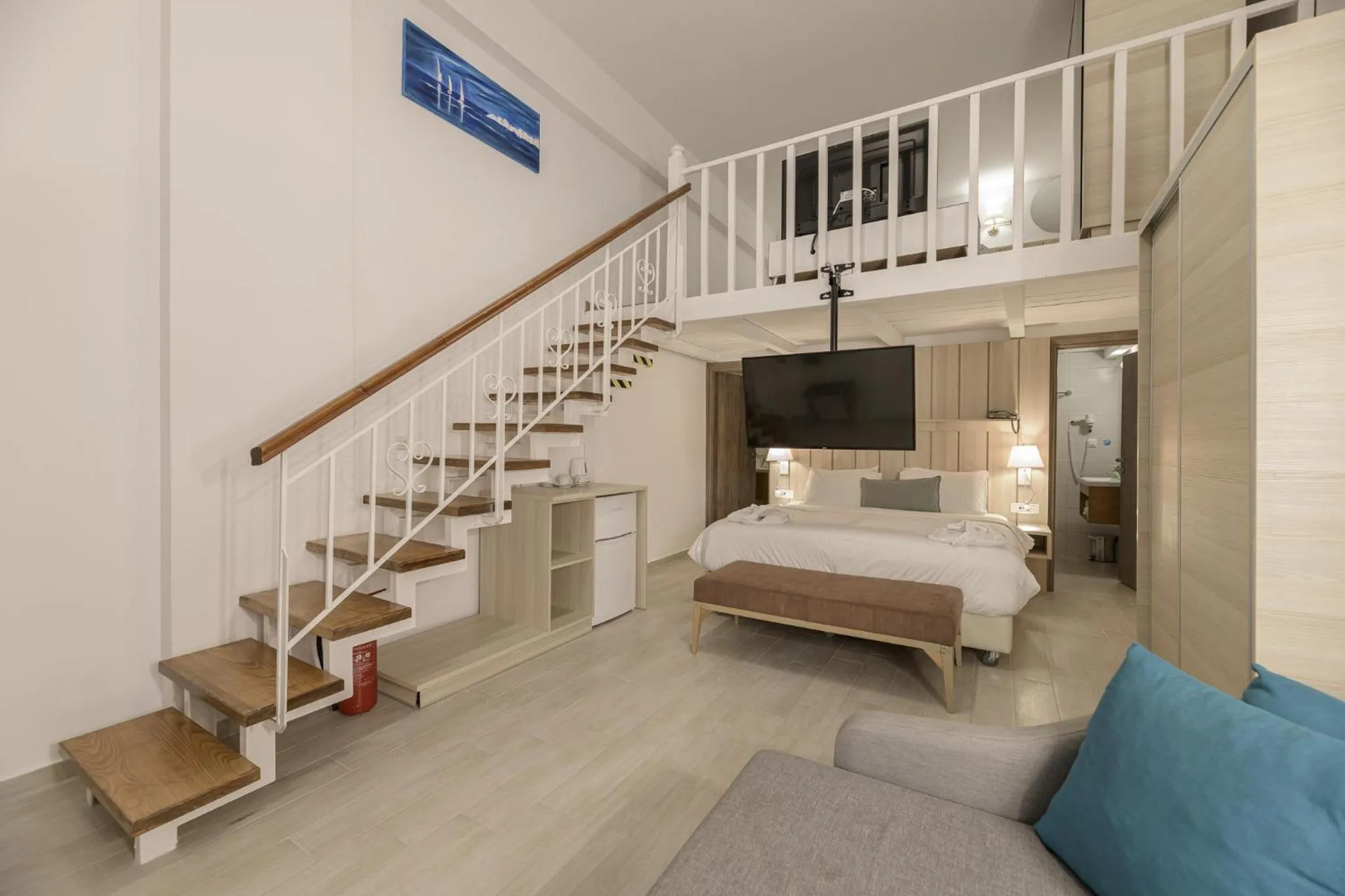 Photo of the whole room, Bed in Iakinthos, Tsilivi Beach