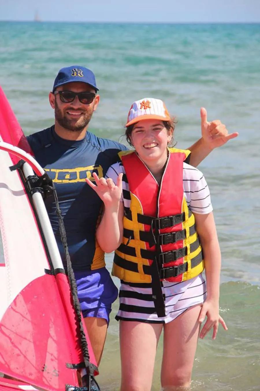 Windsurfing in Iakinthos, Tsilivi Beach
