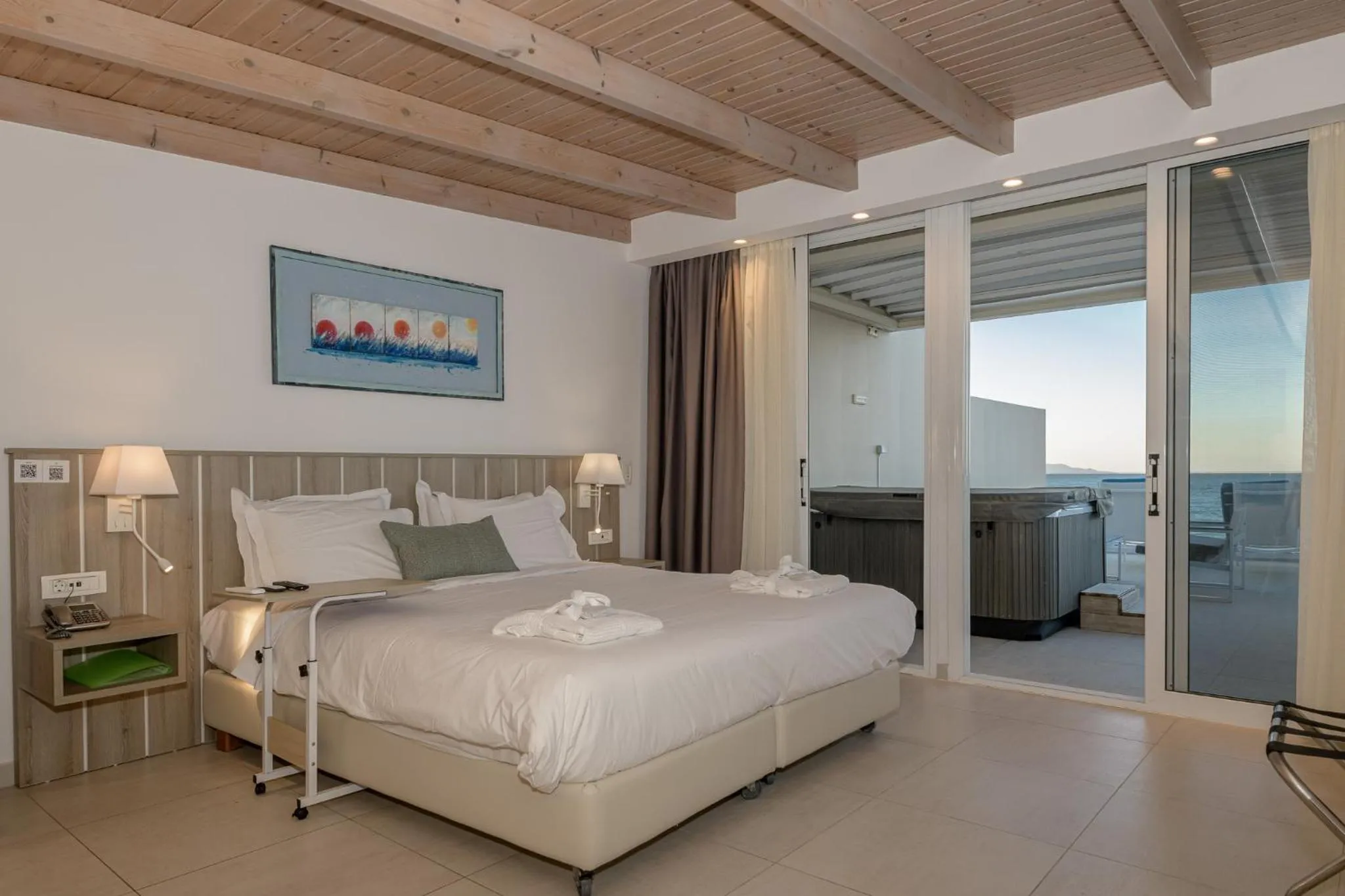 Bedroom, Bed in Iakinthos, Tsilivi Beach