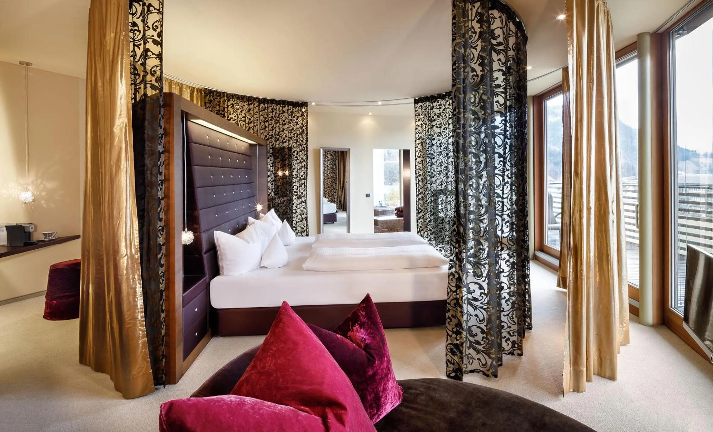 Photo of the whole room, Bed in GAMS zu zweit