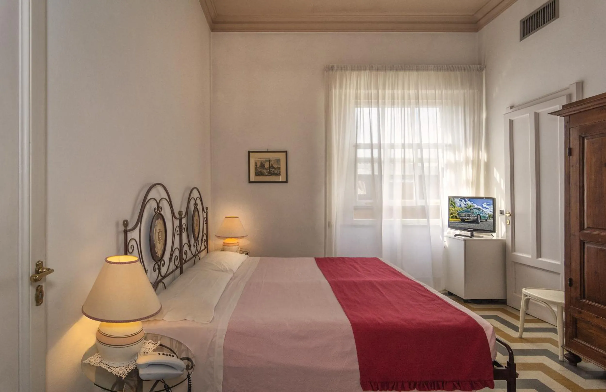 Bedroom, Bed in Hotel Villa Edera