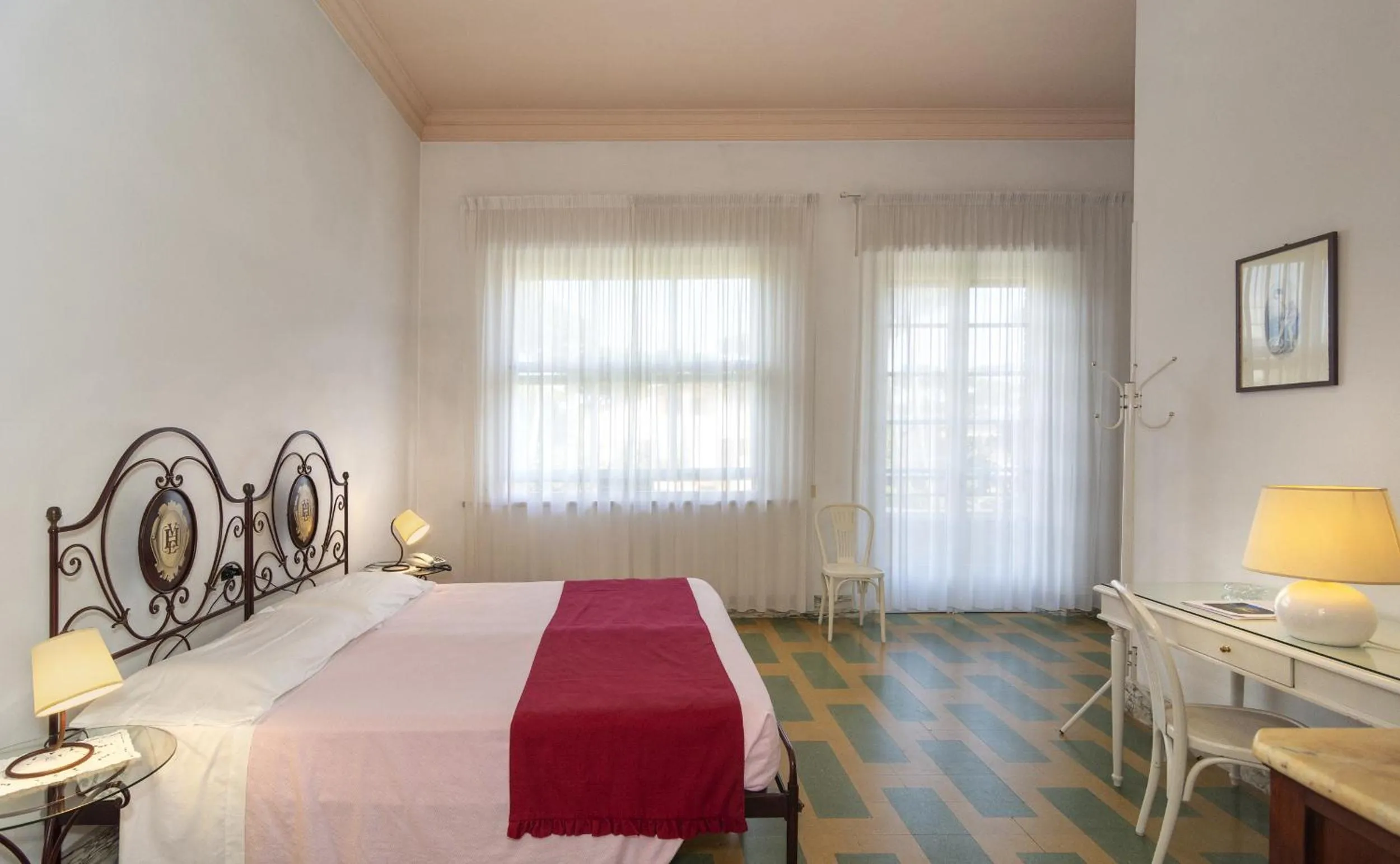 Bedroom, Bed in Hotel Villa Edera