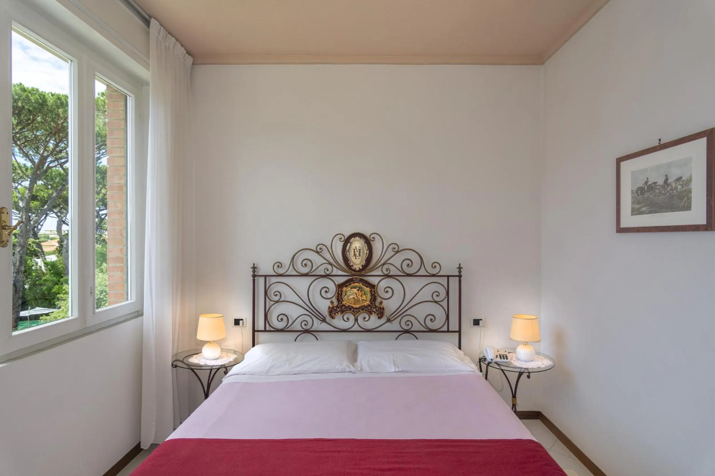 Bed in Hotel Villa Edera
