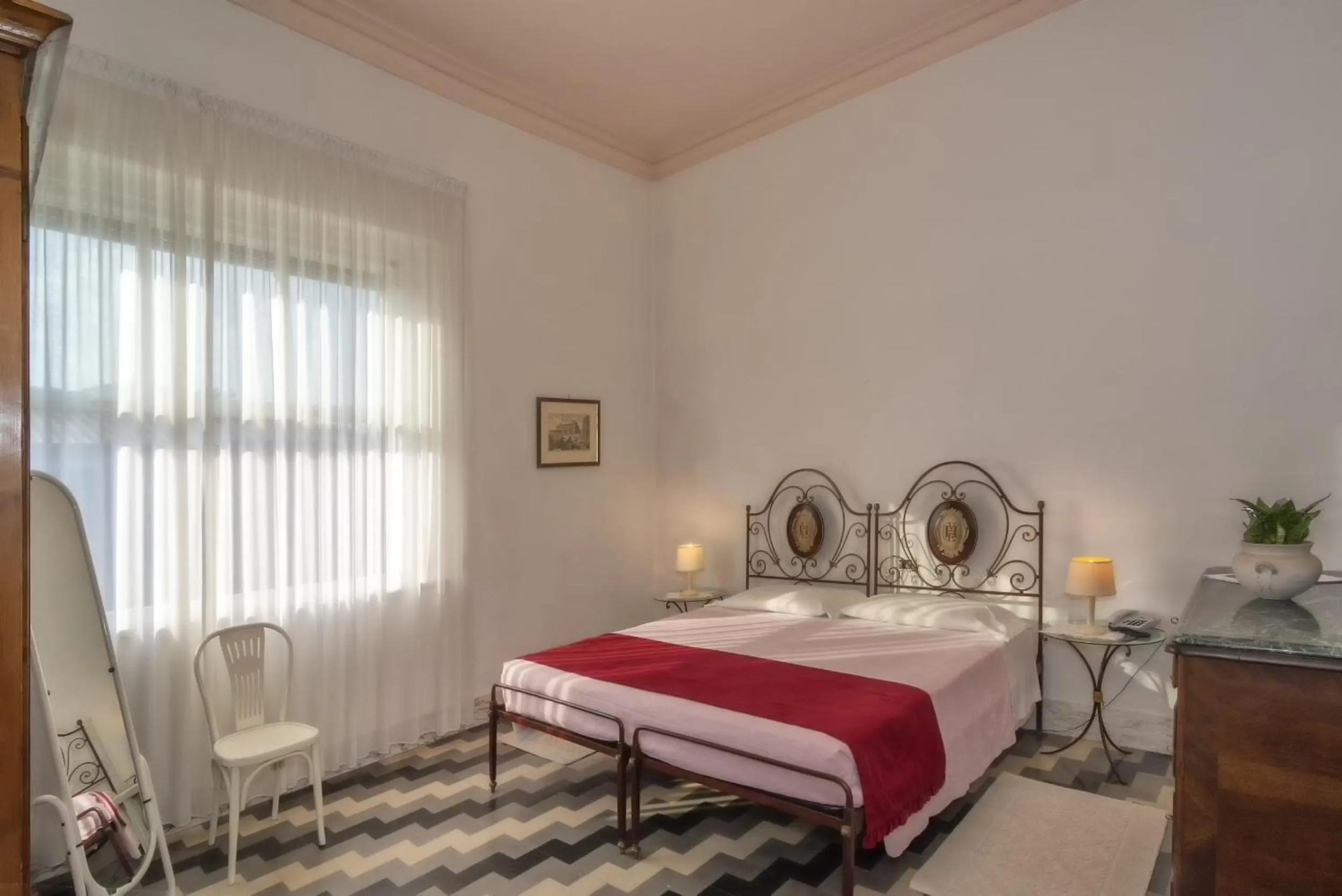 Bed in Hotel Villa Edera