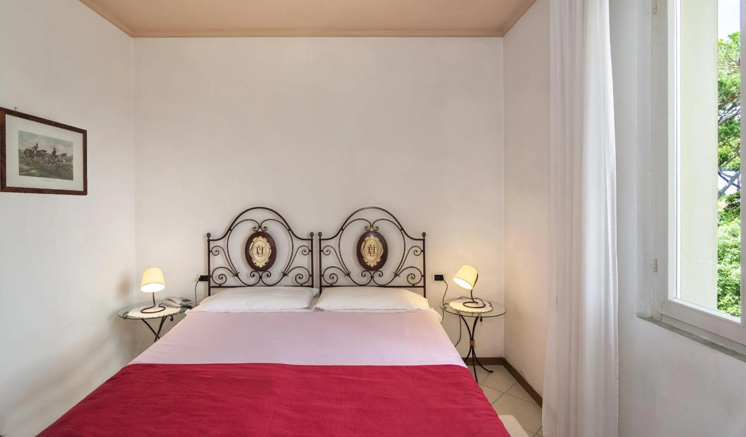 Bedroom, Bed in Hotel Villa Edera