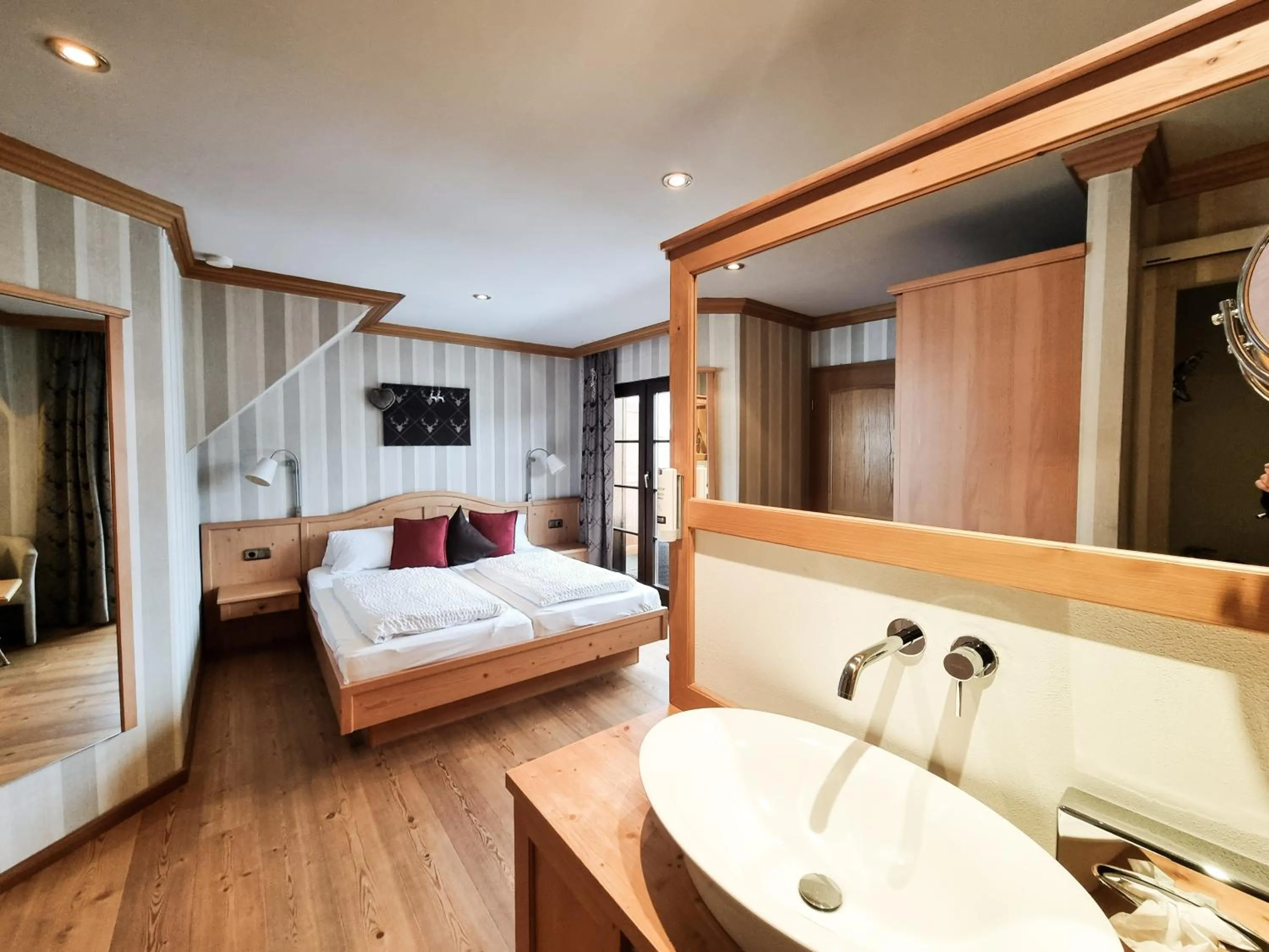 Bed in Landhaus Talblick- Frühstückspension