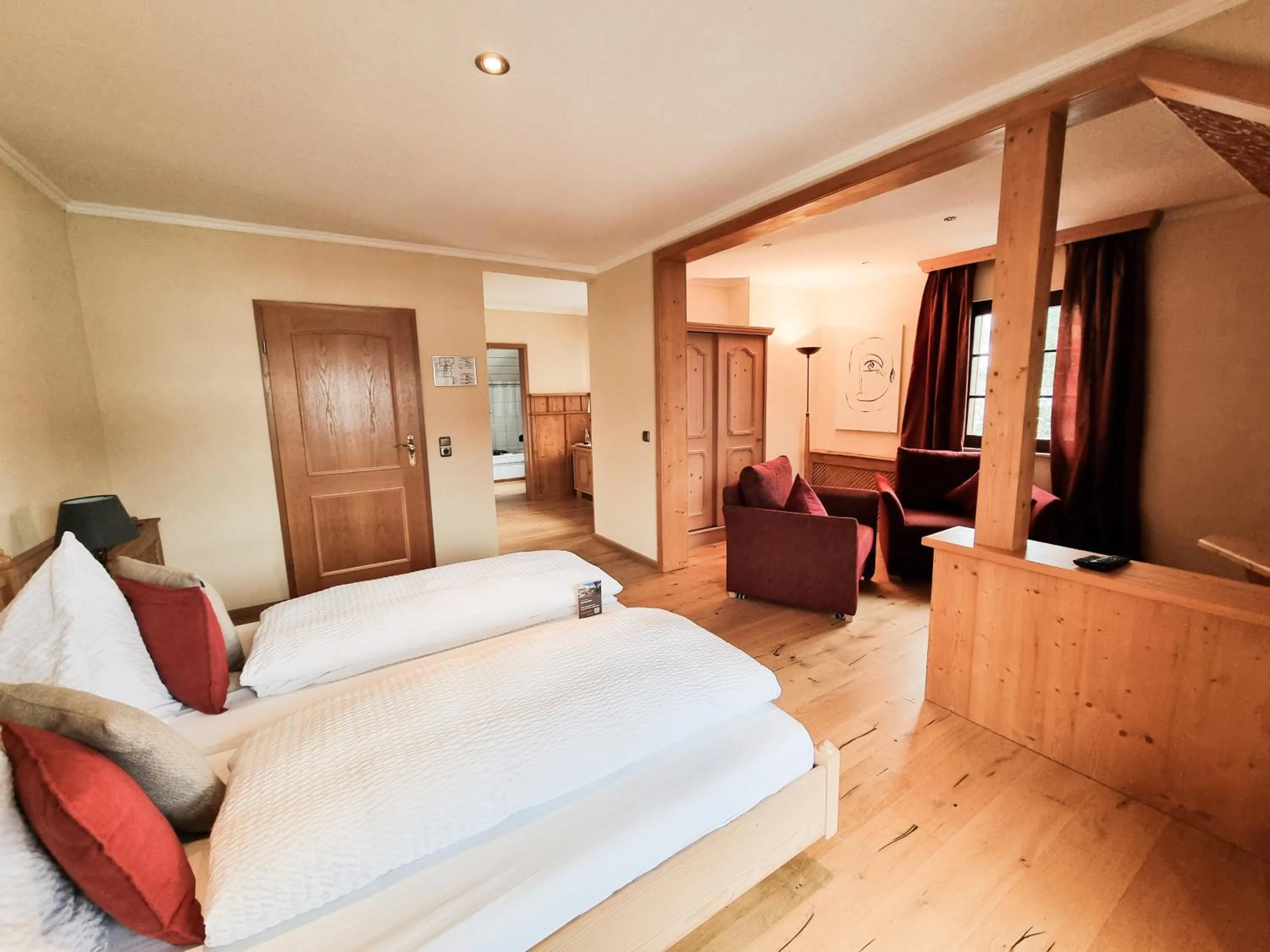 Bed in Landhaus Talblick- Frühstückspension