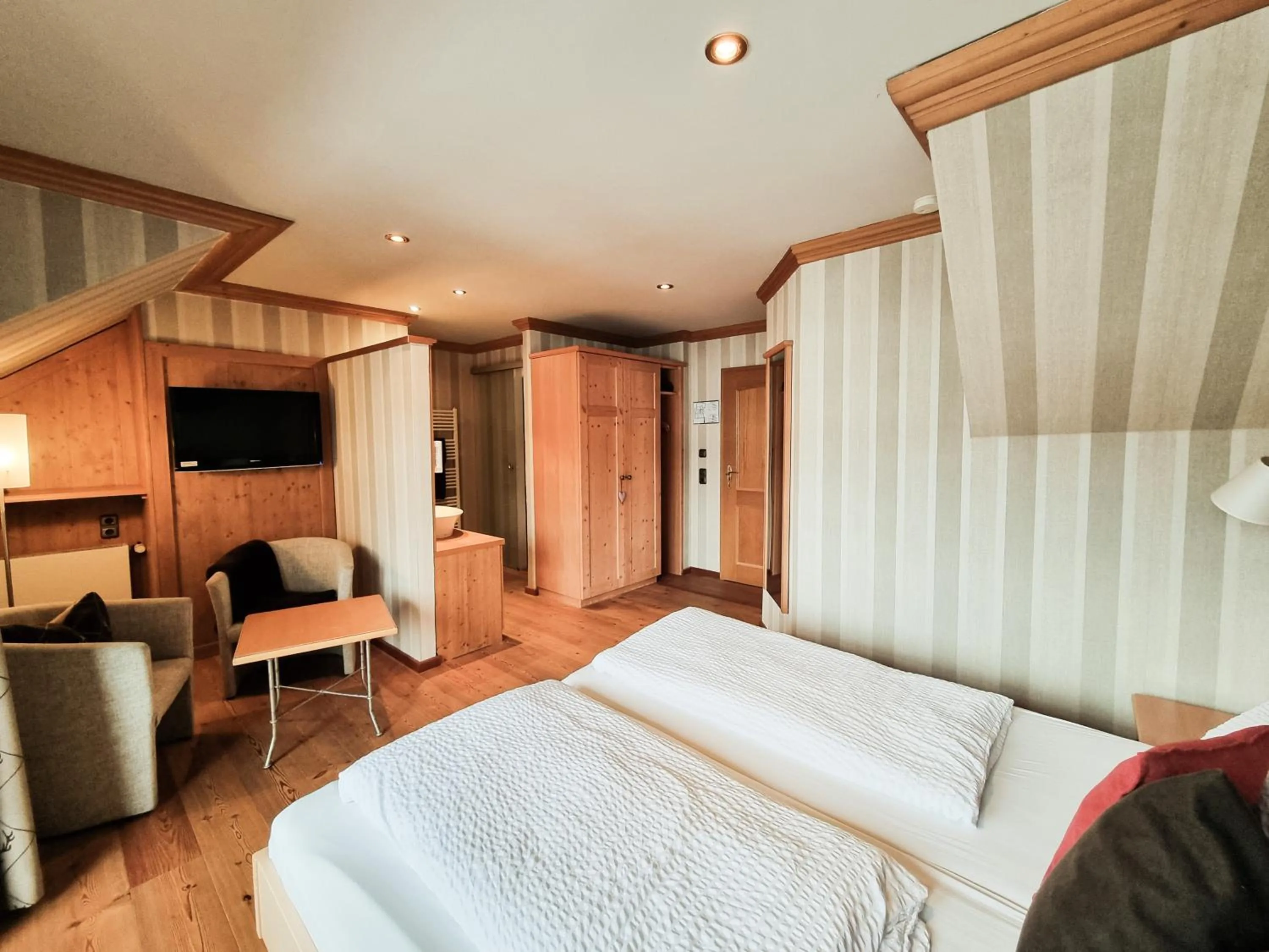 Bed in Landhaus Talblick- Frühstückspension