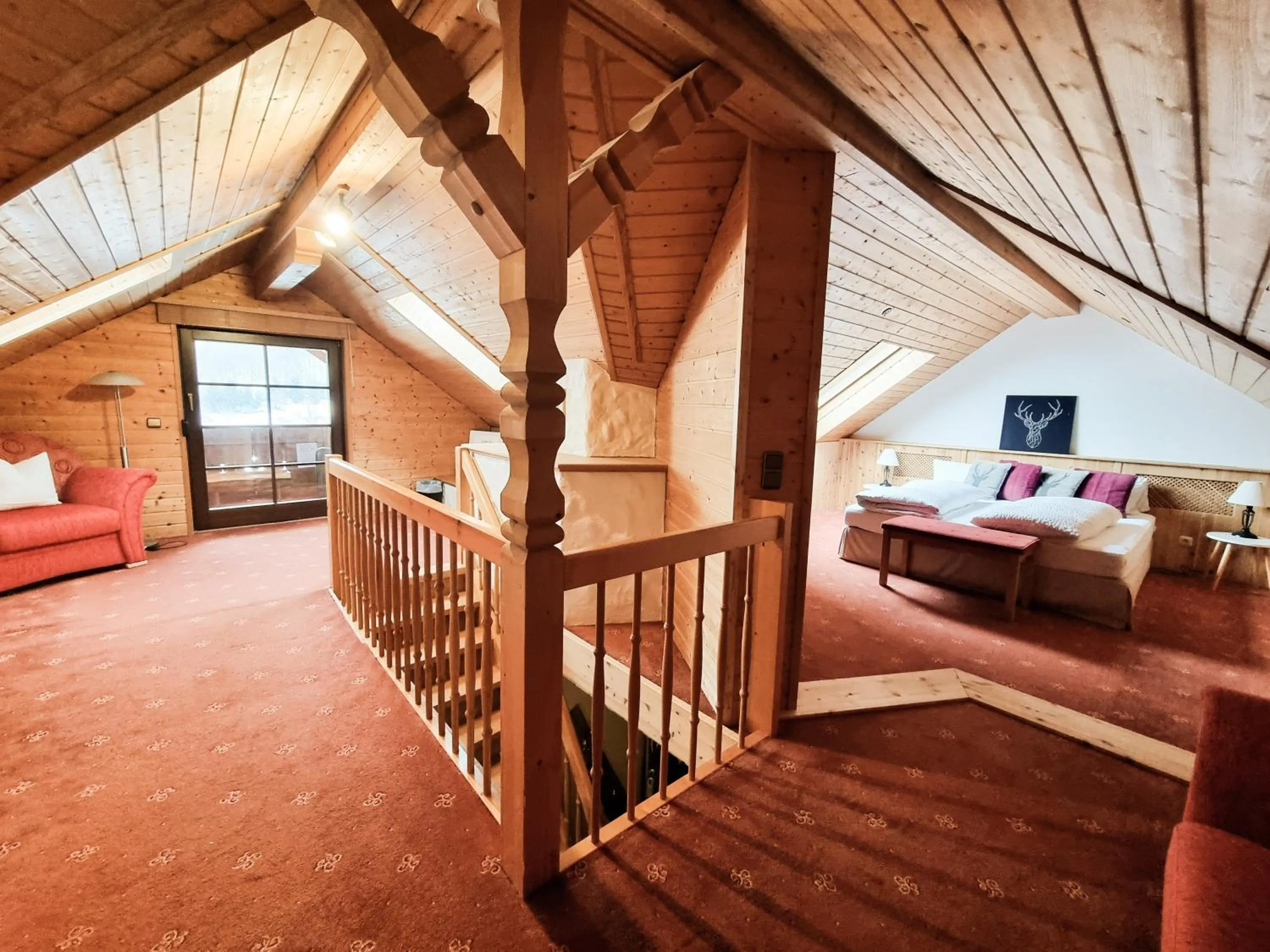 Bed in Landhaus Talblick- Frühstückspension