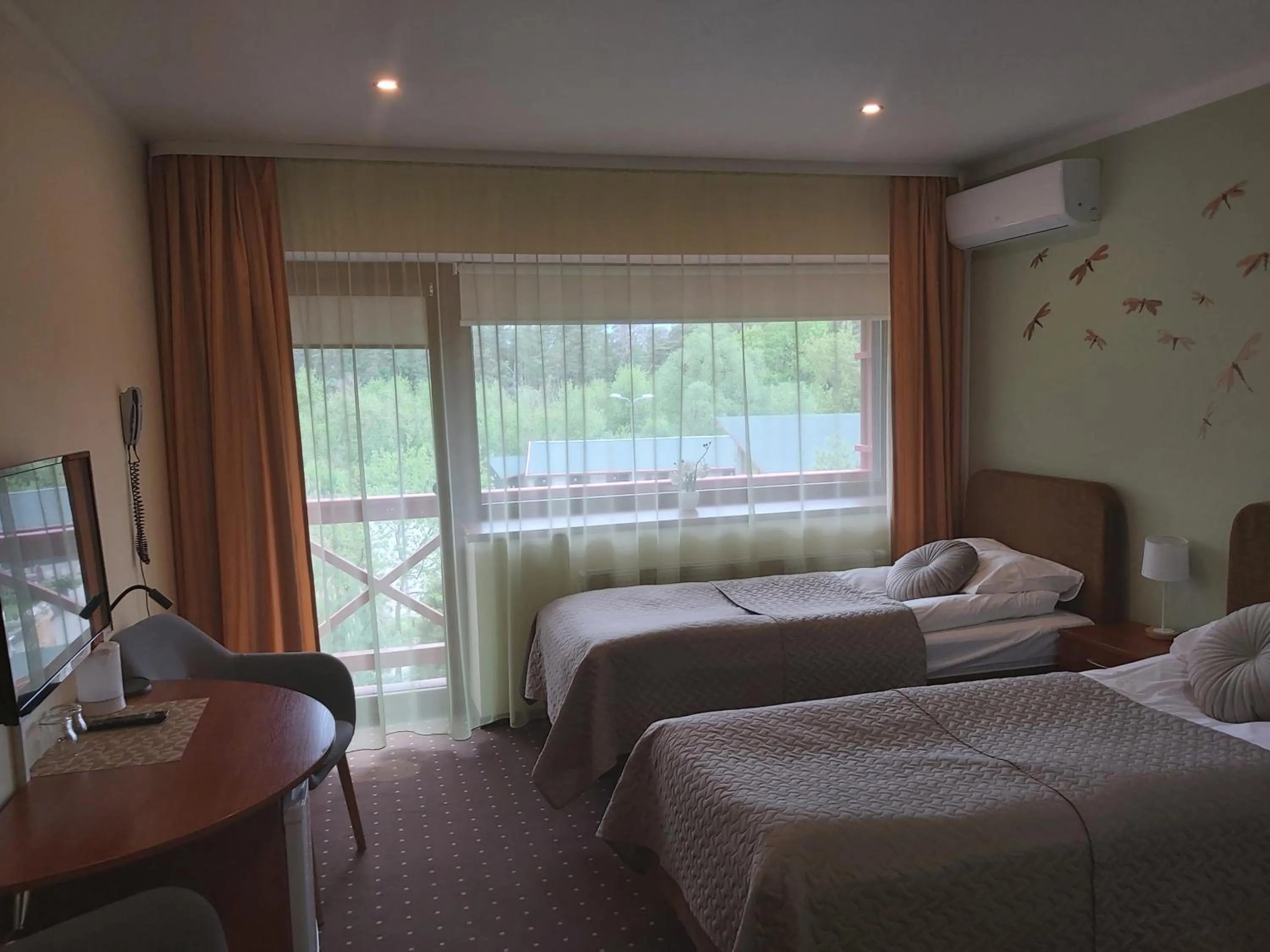 Bed in Hotel Green Smiltynė