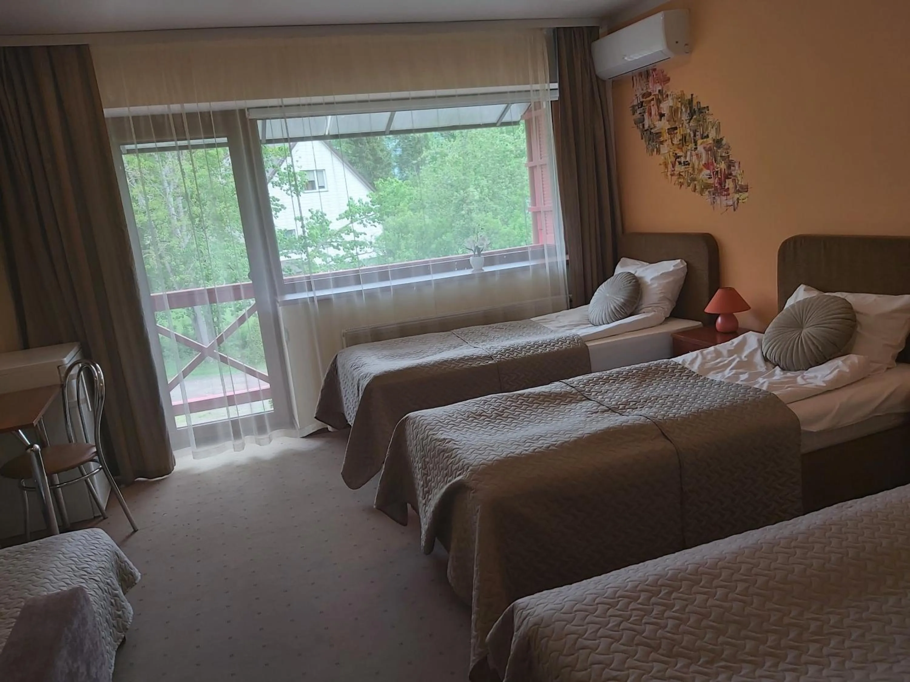 Bed in Hotel Green Smiltynė