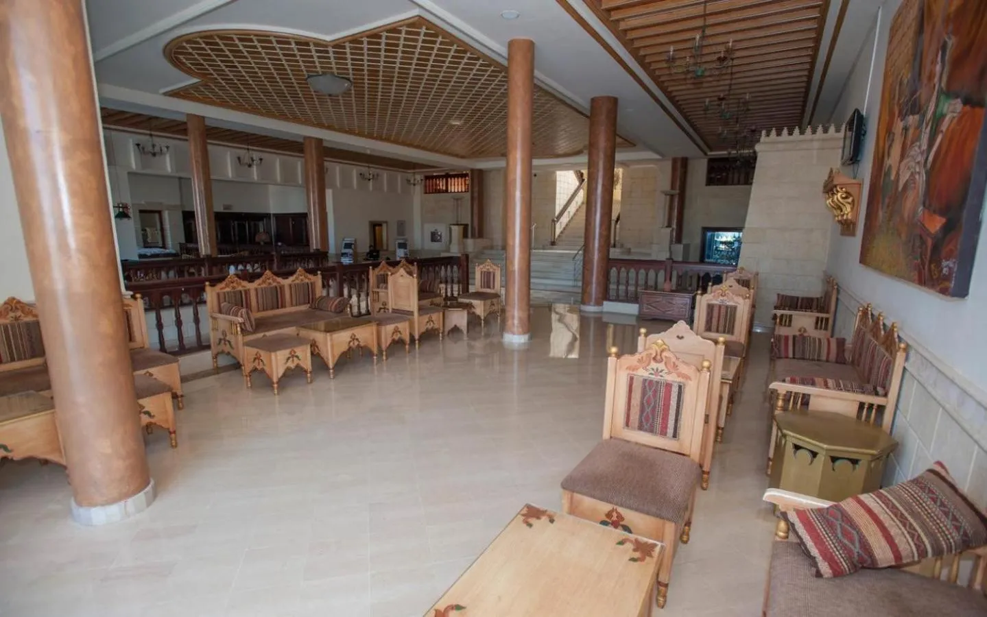 Communal lounge/ TV room in Hotel Nour Palace Resort & Thalasso Mahdia